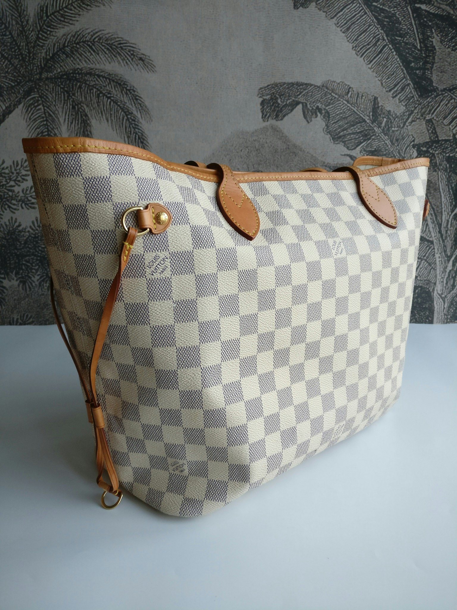 Louis Vuitton Neverfull MM damier azur