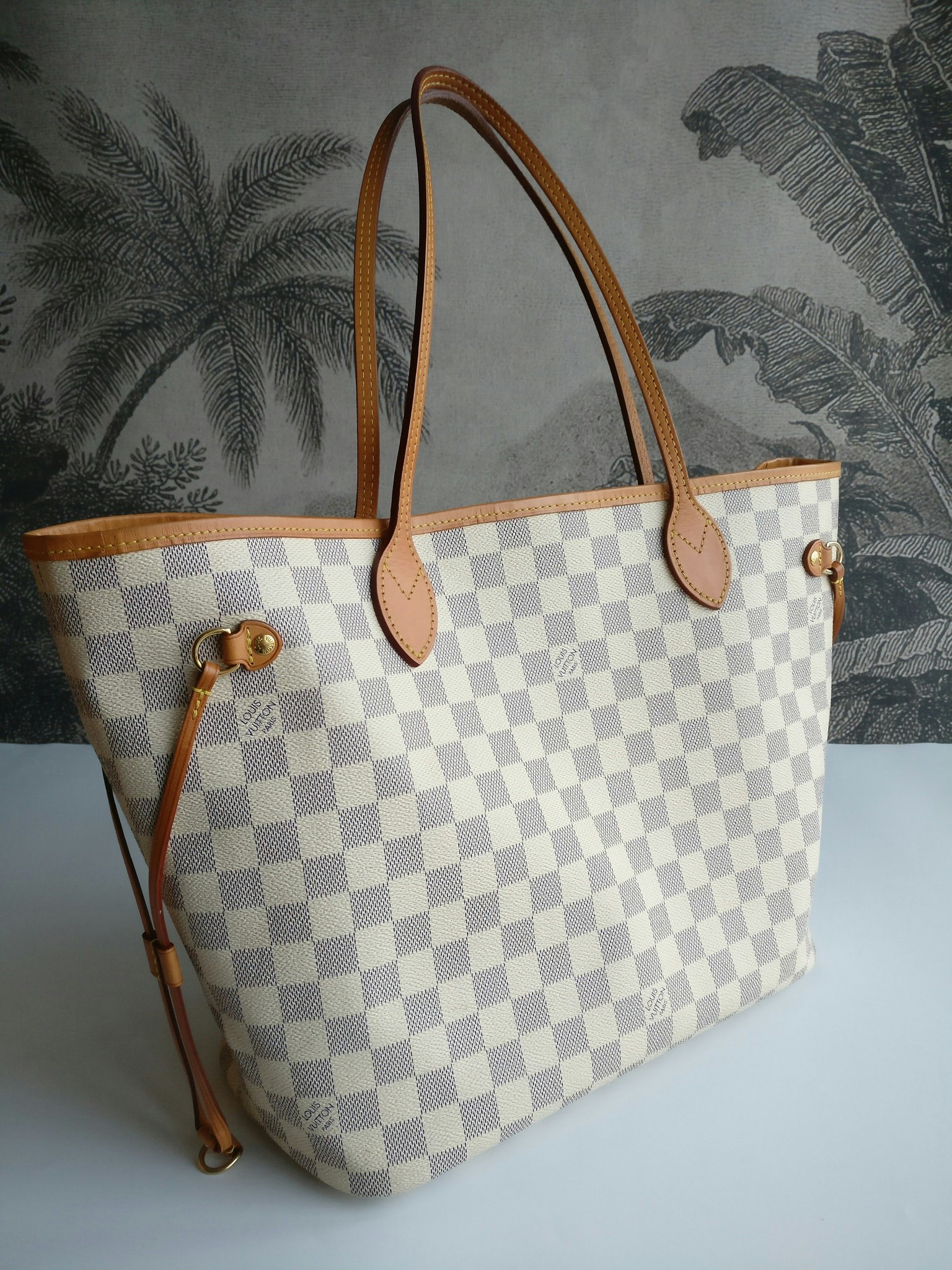 Louis Vuitton Neverfull MM damier azur