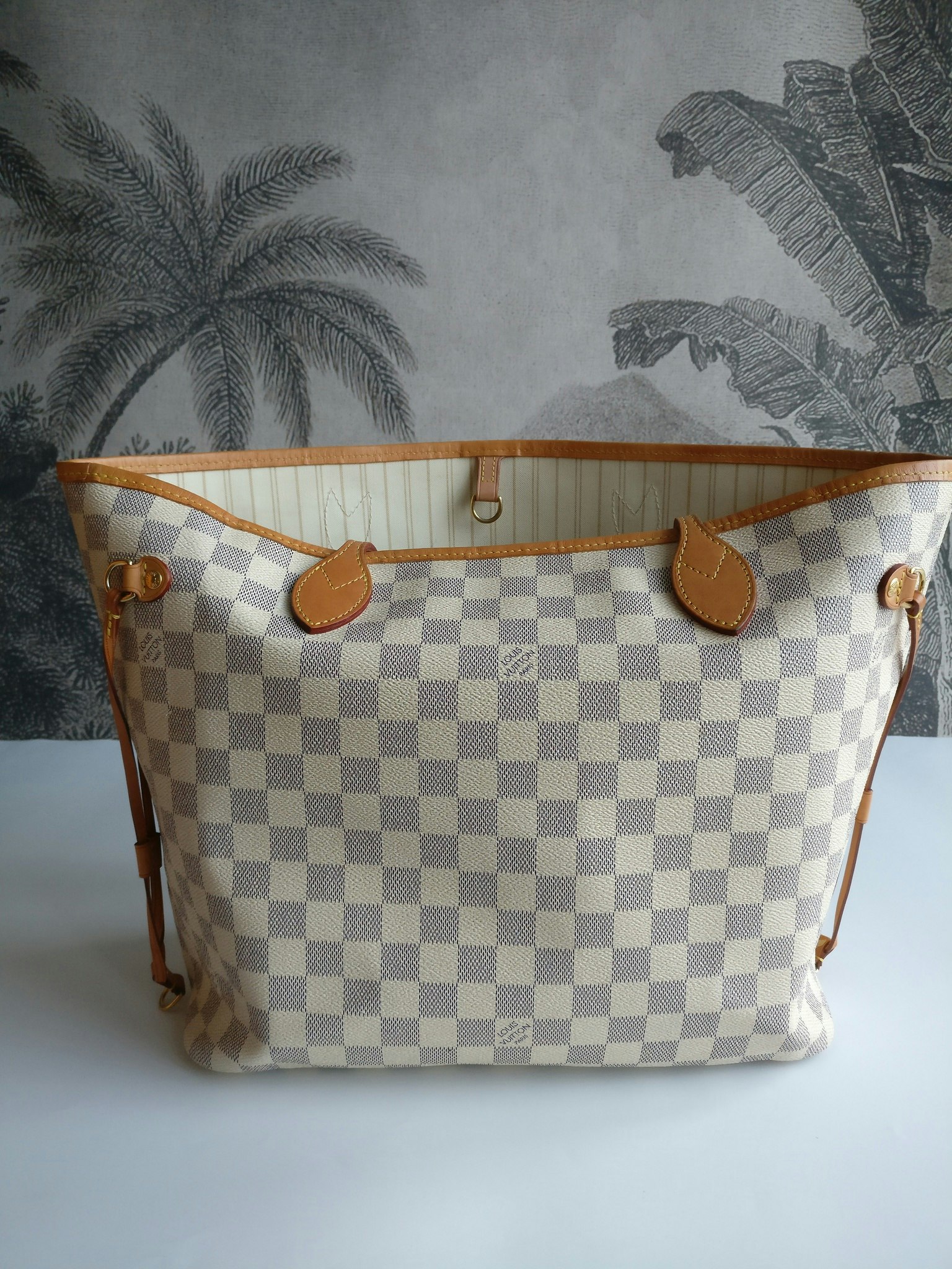 Louis Vuitton Neverfull MM damier azur