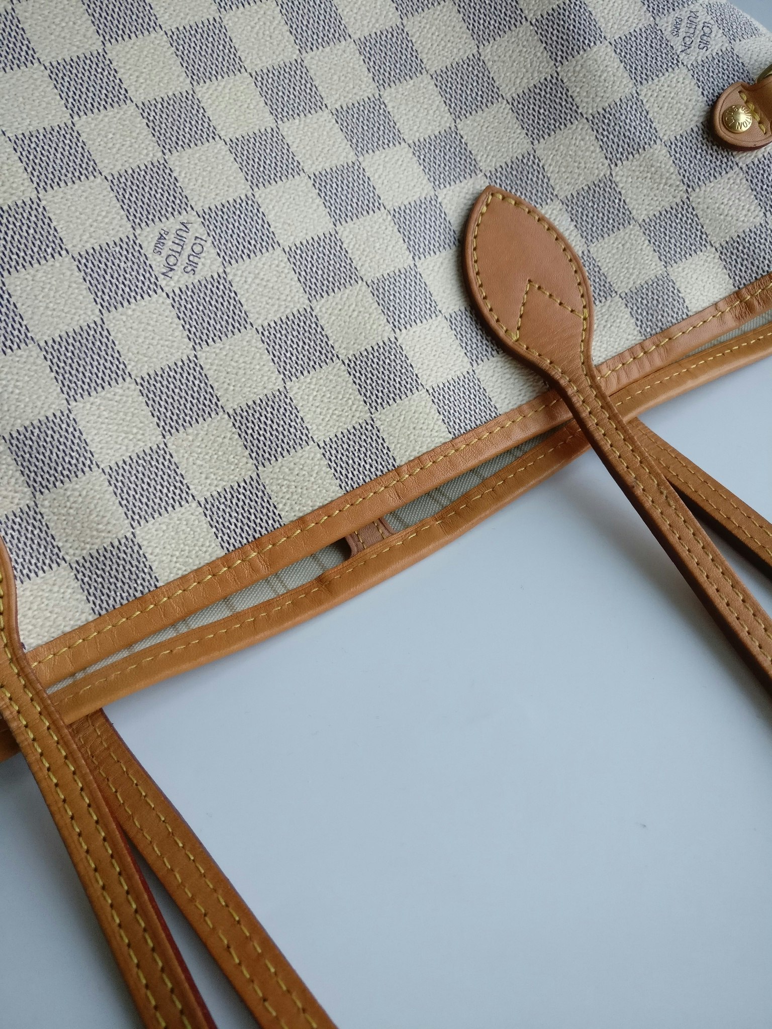 Louis Vuitton Neverfull MM damier azur