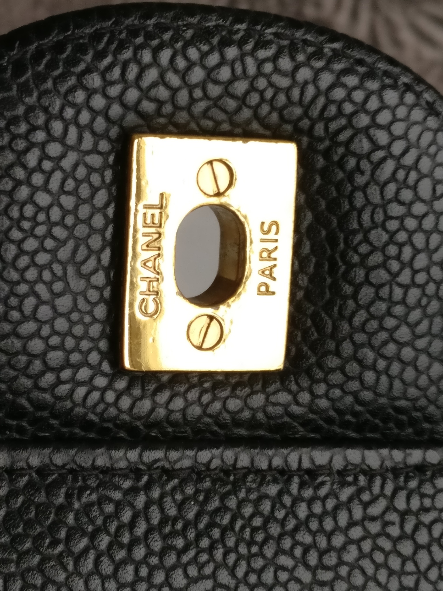 Chanel Maxi Double Flap black caviar