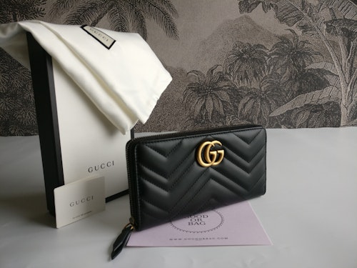 Gucci GG Marmont Zip around Wallet