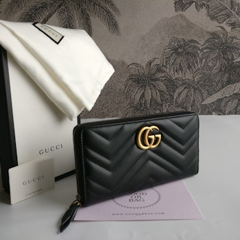 Gucci GG Marmont Zip around Wallet