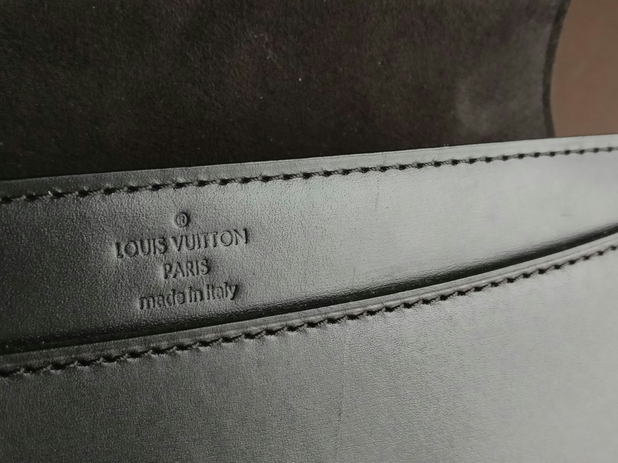 Louis Vuitton Pochette Louise GM Chain Bag Python Clasp