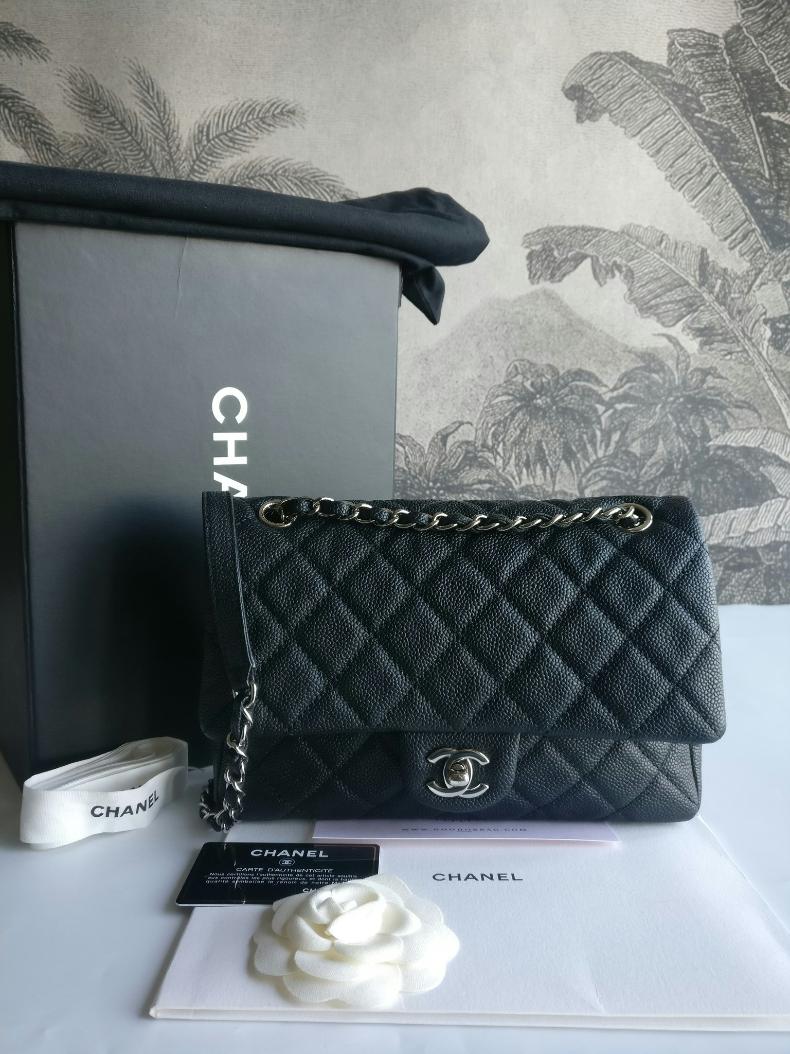 Chanel Easy Flap Bag caviar