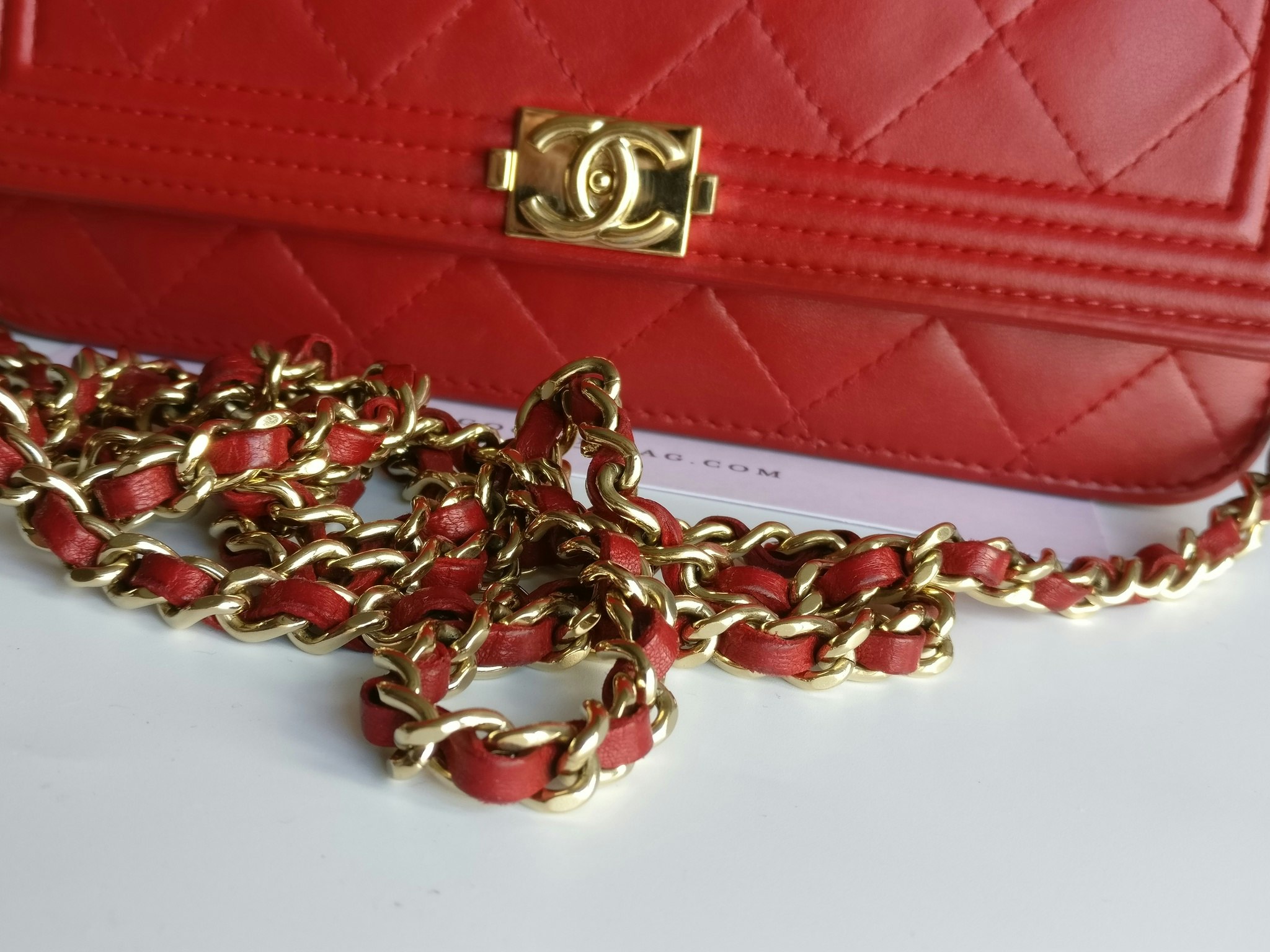 Chanel Boy Wallet on Chain