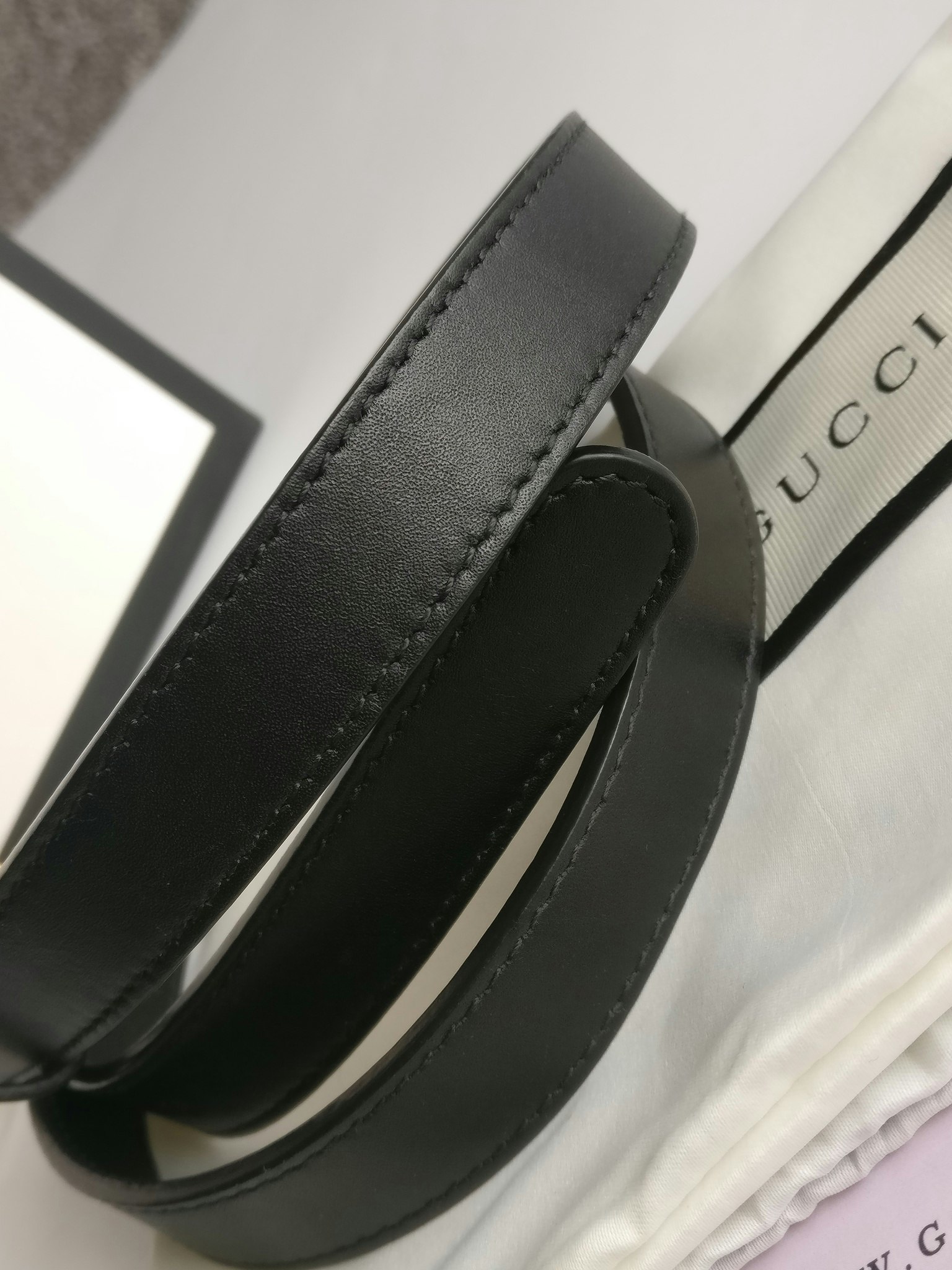 Gucci GG Marmont slim belt 85