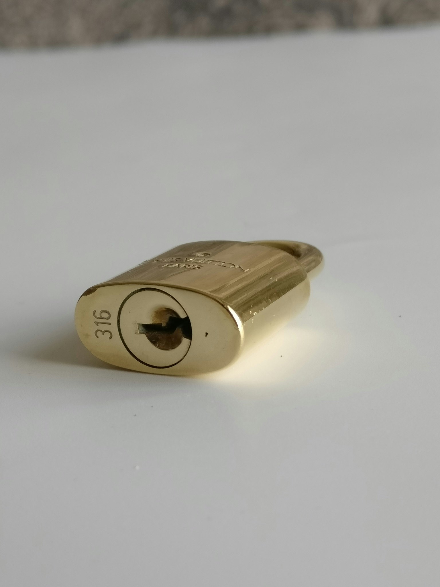 Louis Vuitton Padlock and key 316