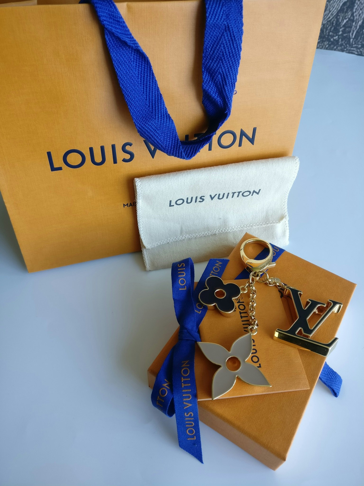 Louis Vuitton Fleur de Monogram Bag Charm
