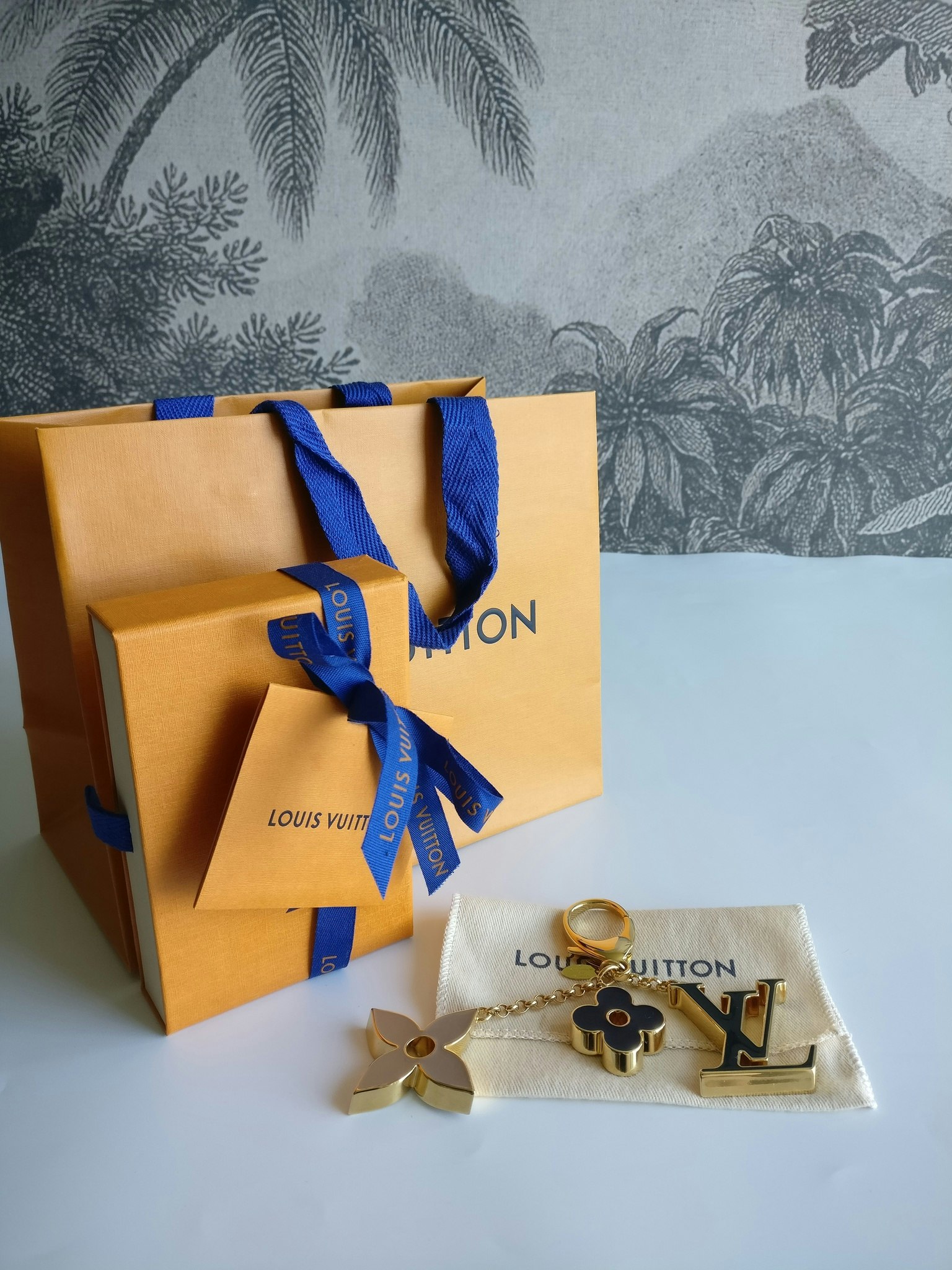 Louis Vuitton Fleur de Monogram Bag Charm
