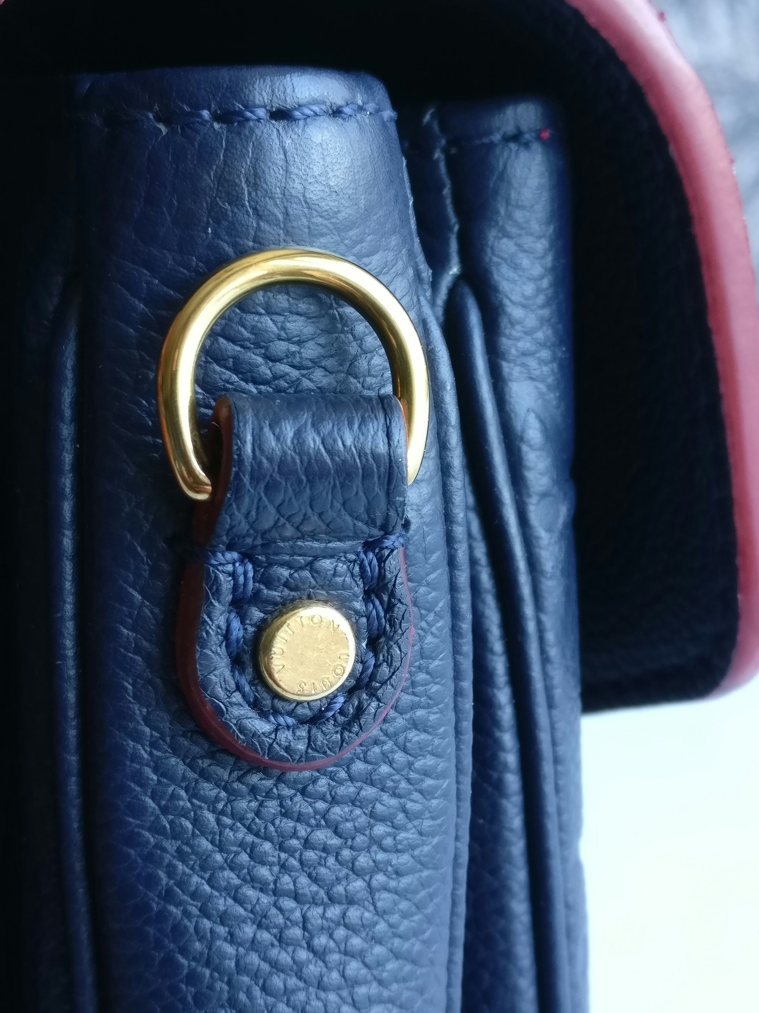 Louis Vuitton Pochette Metis empreinte blue