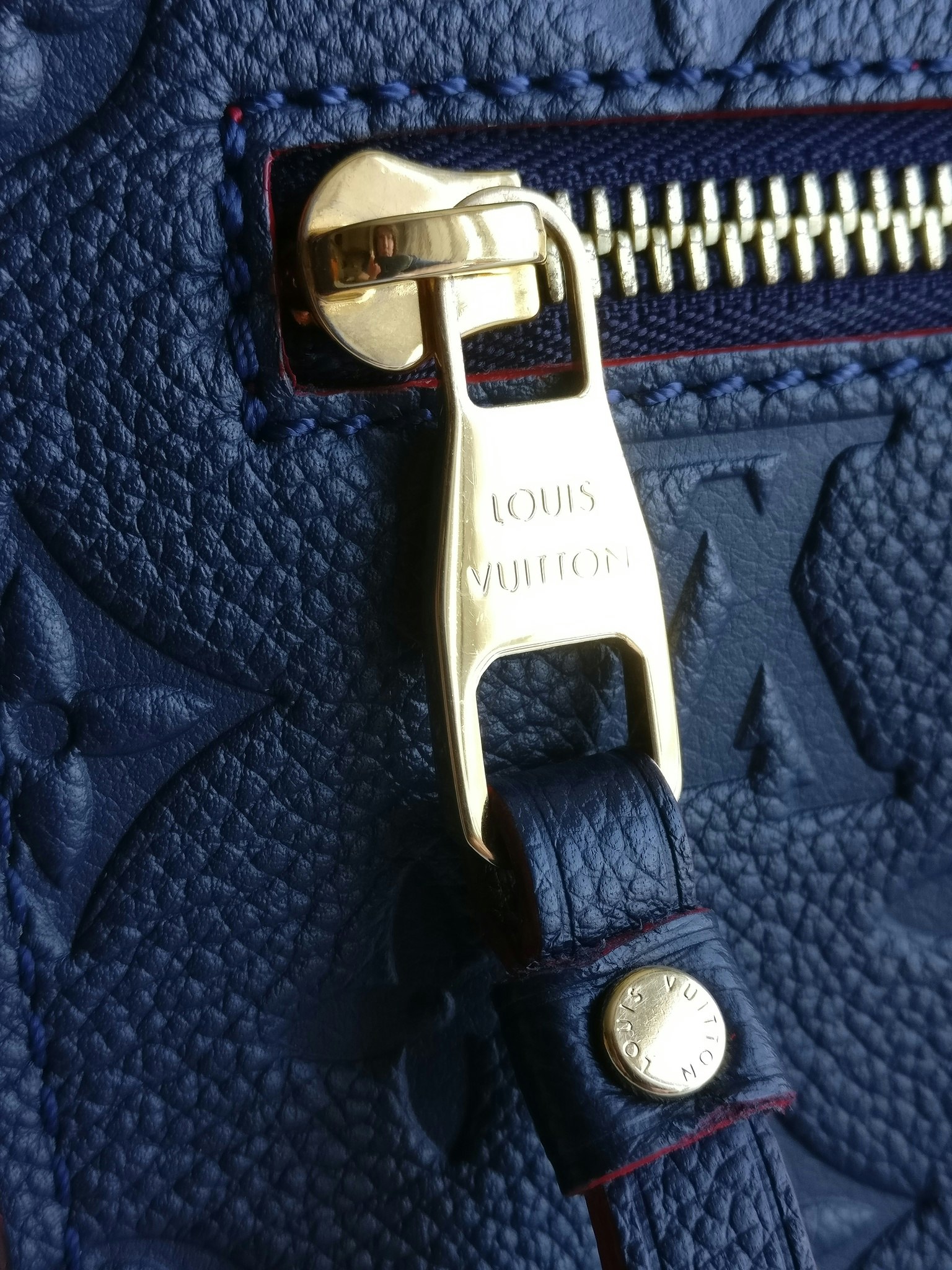 Louis Vuitton Pochette Metis empreinte blue