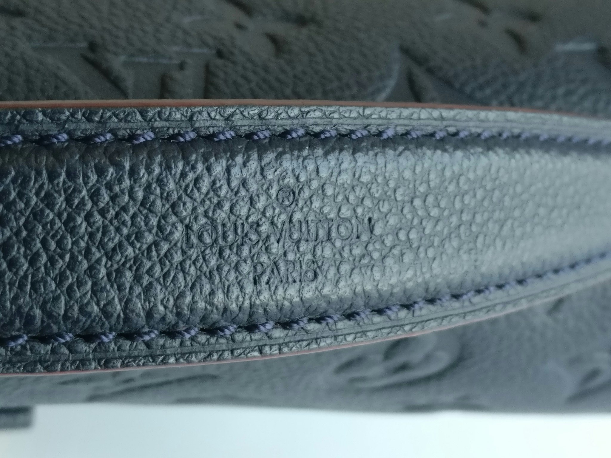 Louis Vuitton Pochette Metis empreinte blue