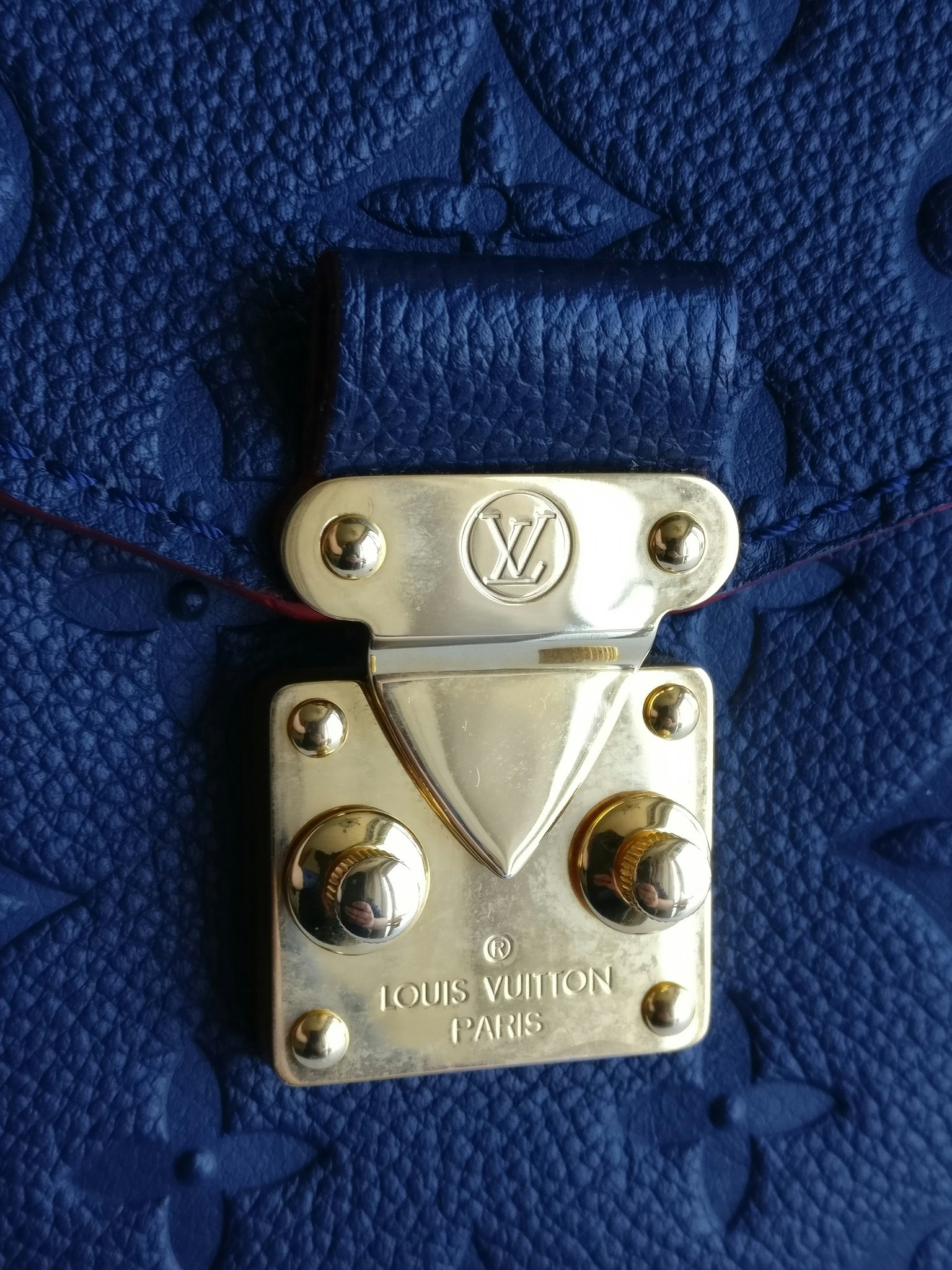 Louis Vuitton Pochette Metis empreinte blue