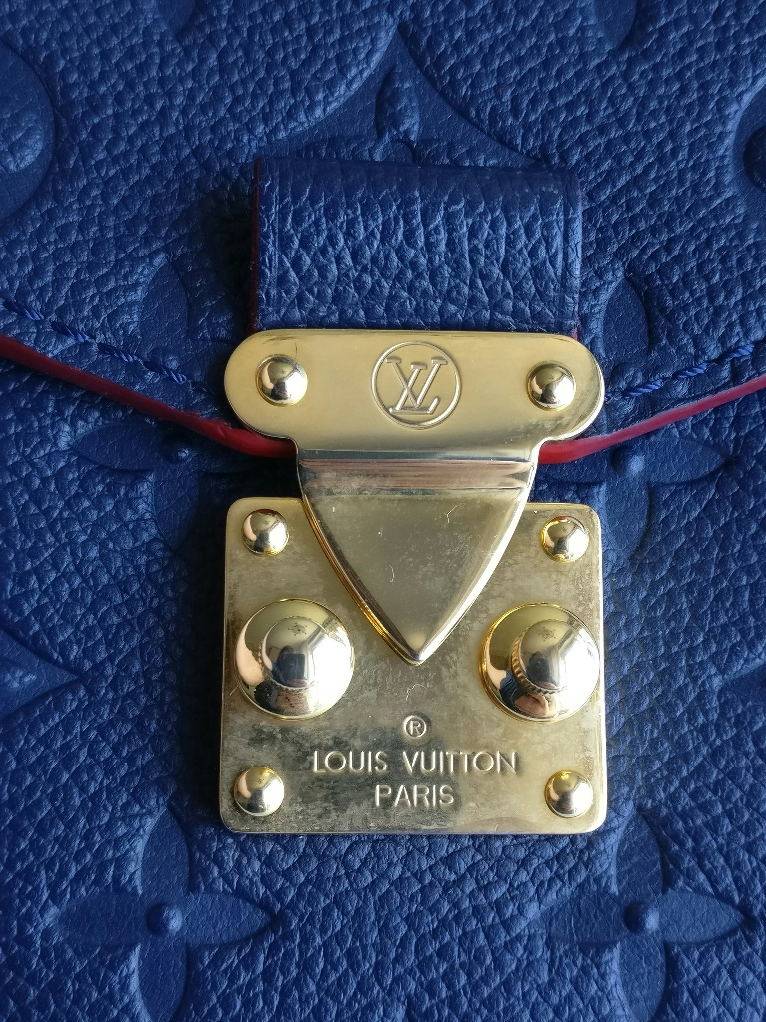 Louis Vuitton Pochette Metis empreinte blue