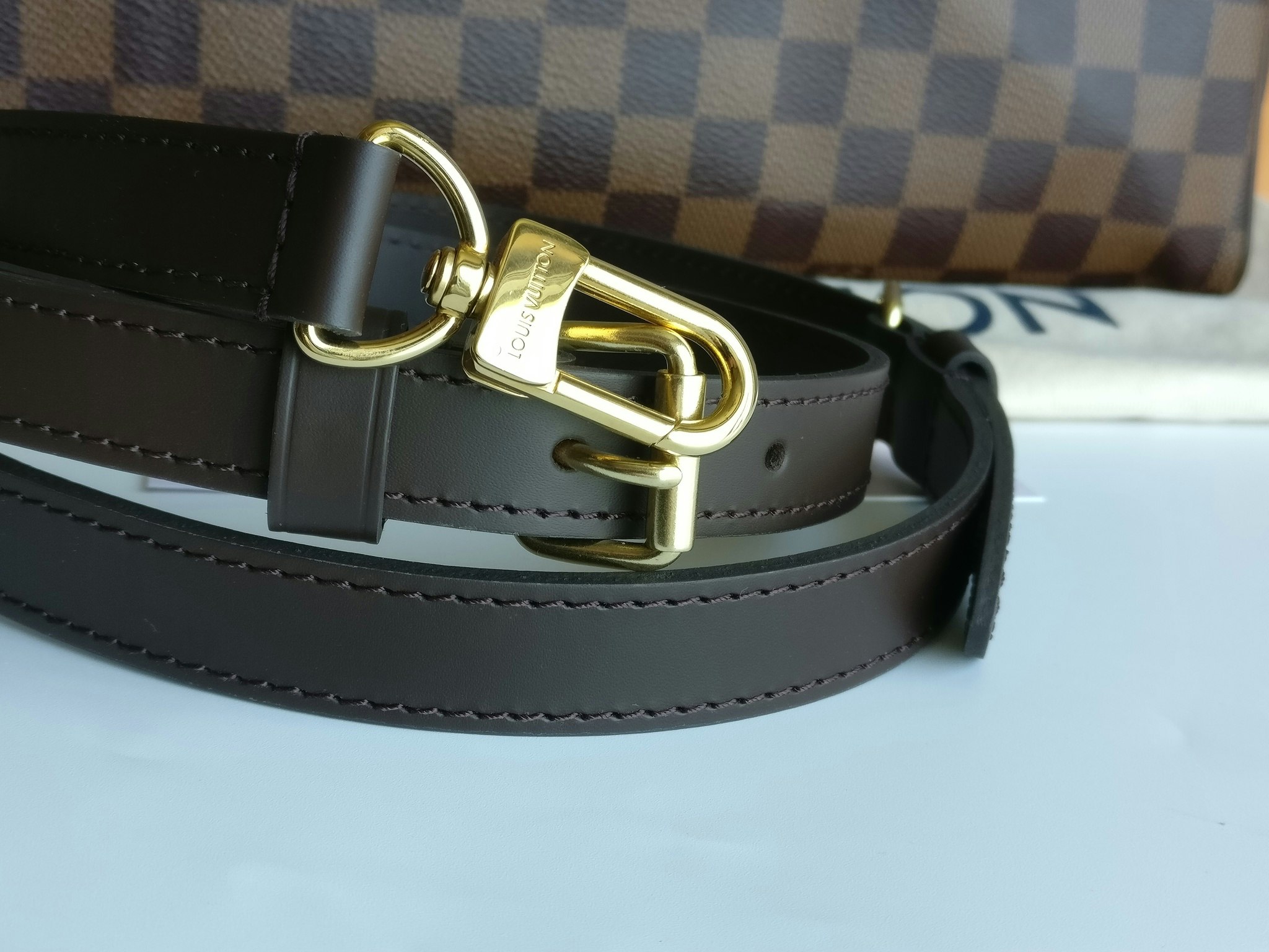 Louis Vuitton Speedy 35 Bandouliere damier ebene