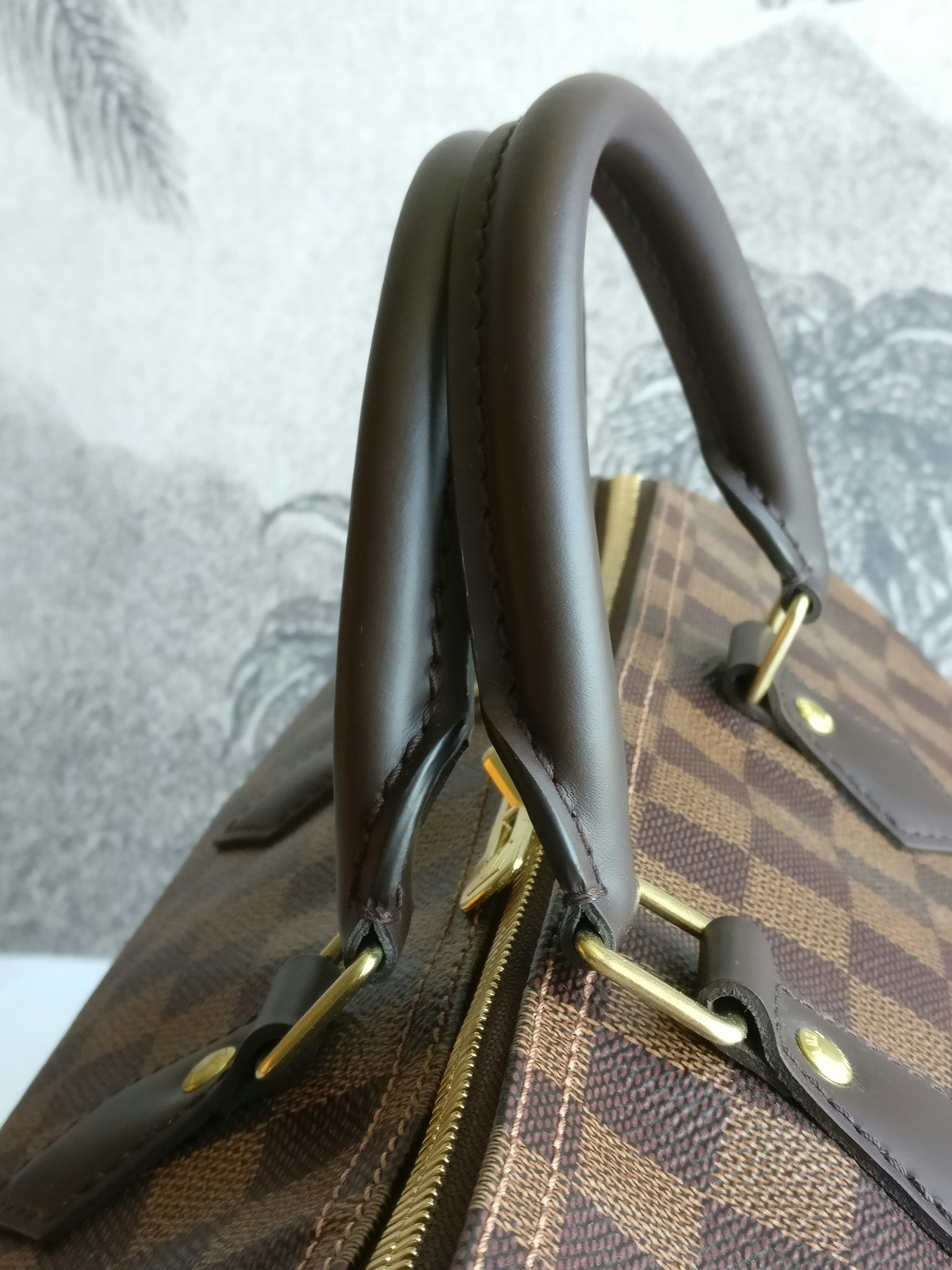 Louis Vuitton Speedy 35 Bandouliere damier ebene