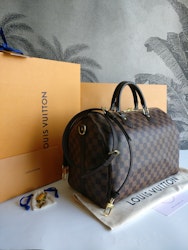 Louis Vuitton Speedy 35 Bandouliere damier ebene