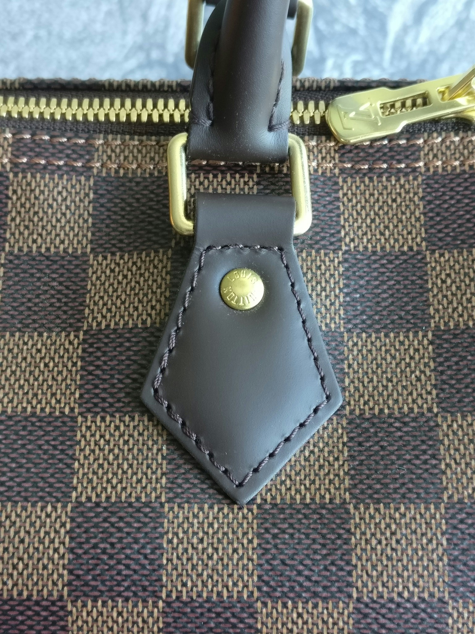 Louis Vuitton Speedy 35 Bandouliere damier ebene