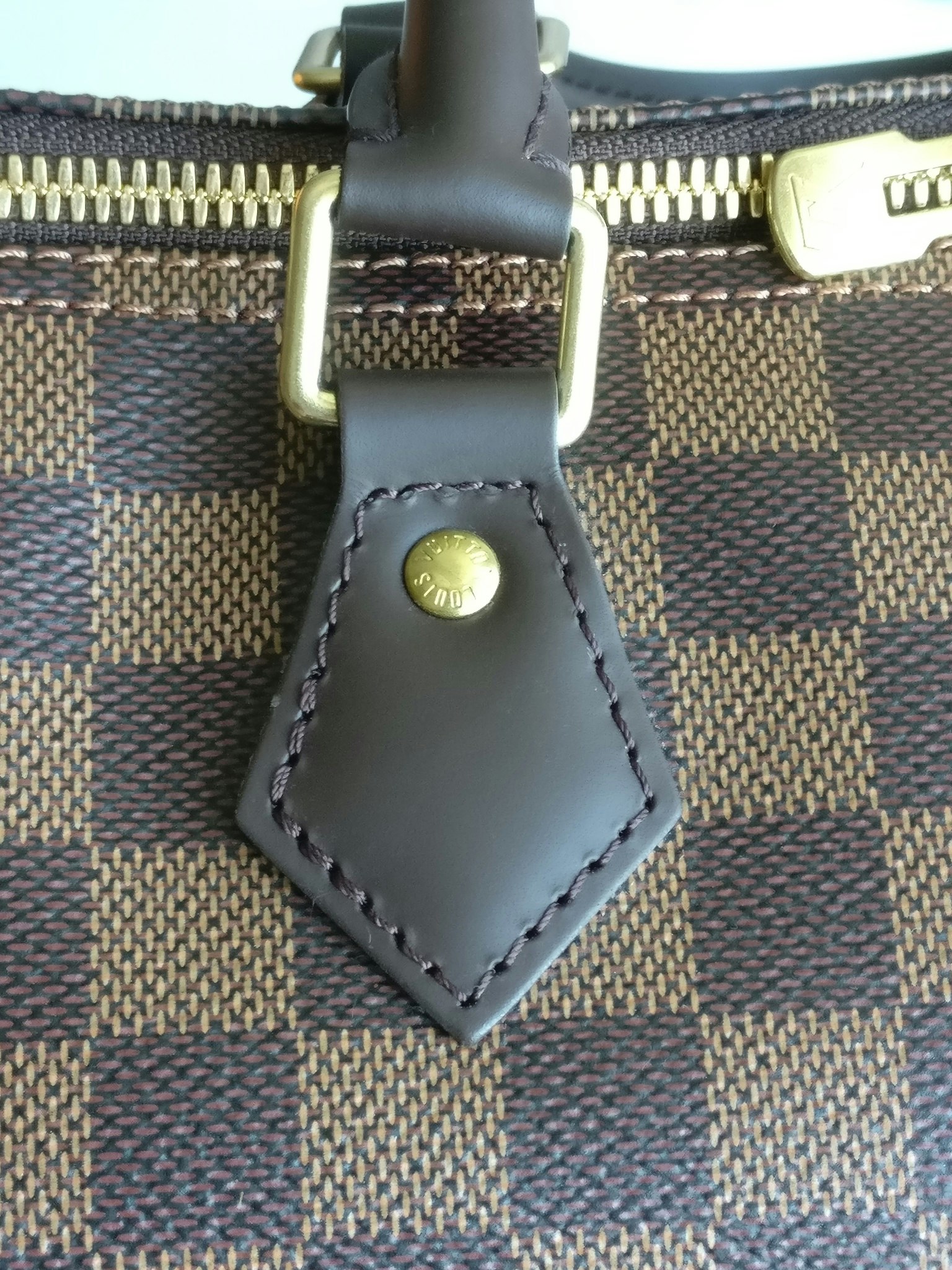 Louis Vuitton Speedy 35 Bandouliere damier ebene