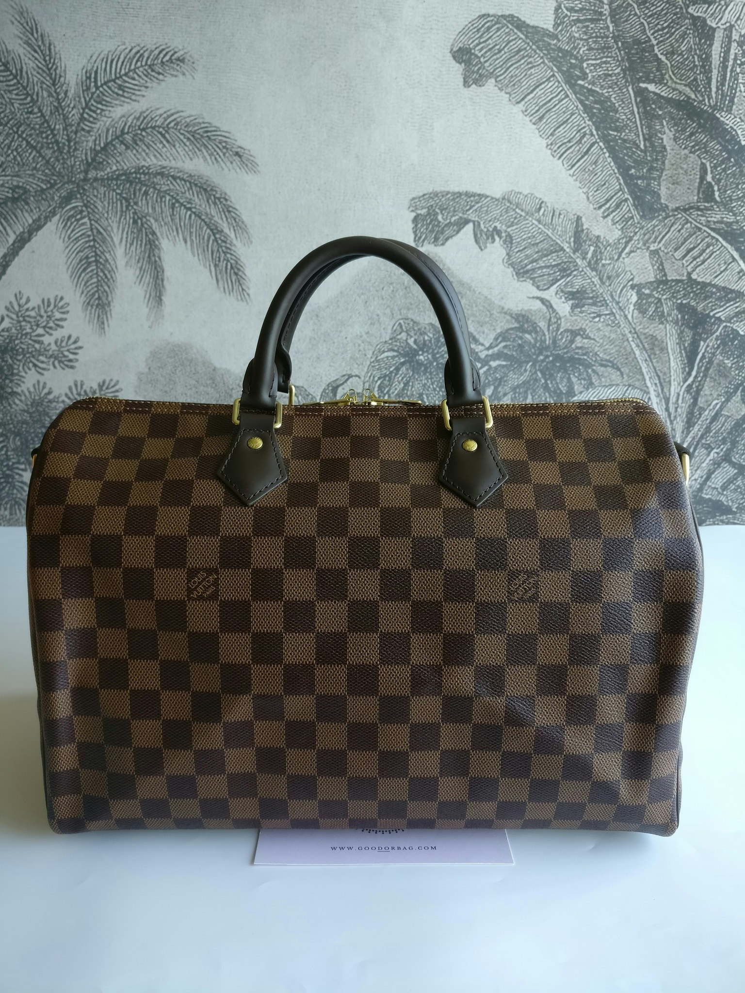 Louis Vuitton Speedy 35 Bandouliere damier ebene