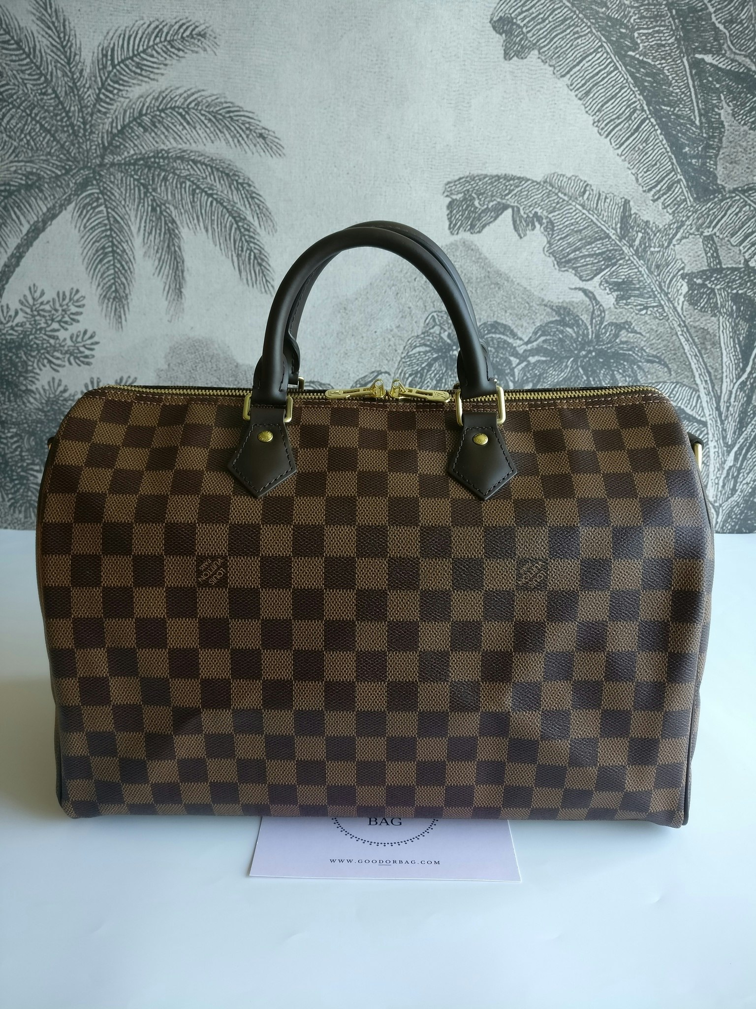 Louis Vuitton Speedy 35 Bandouliere damier ebene