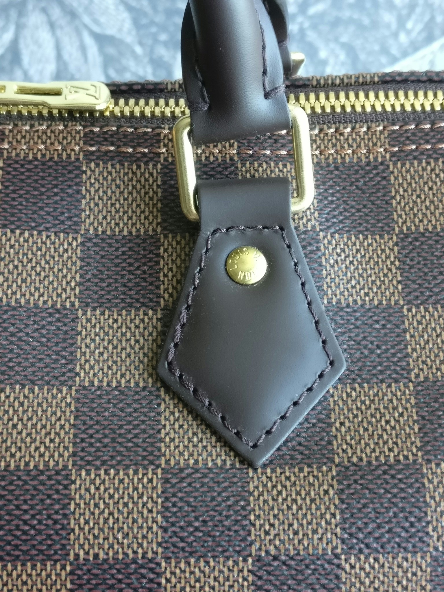 Louis Vuitton Speedy 35 Bandouliere damier ebene