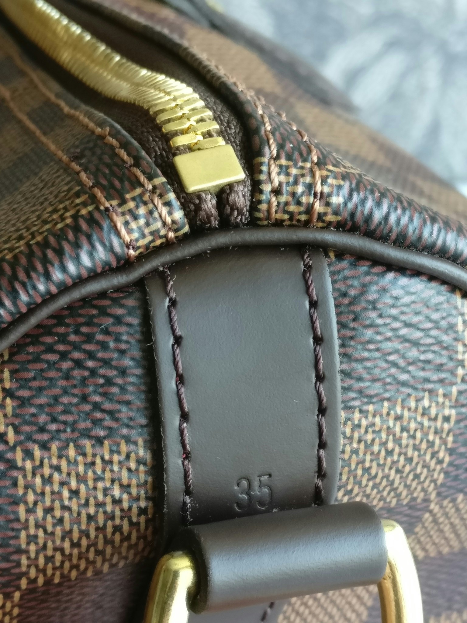 Louis Vuitton Speedy 35 Bandouliere damier ebene