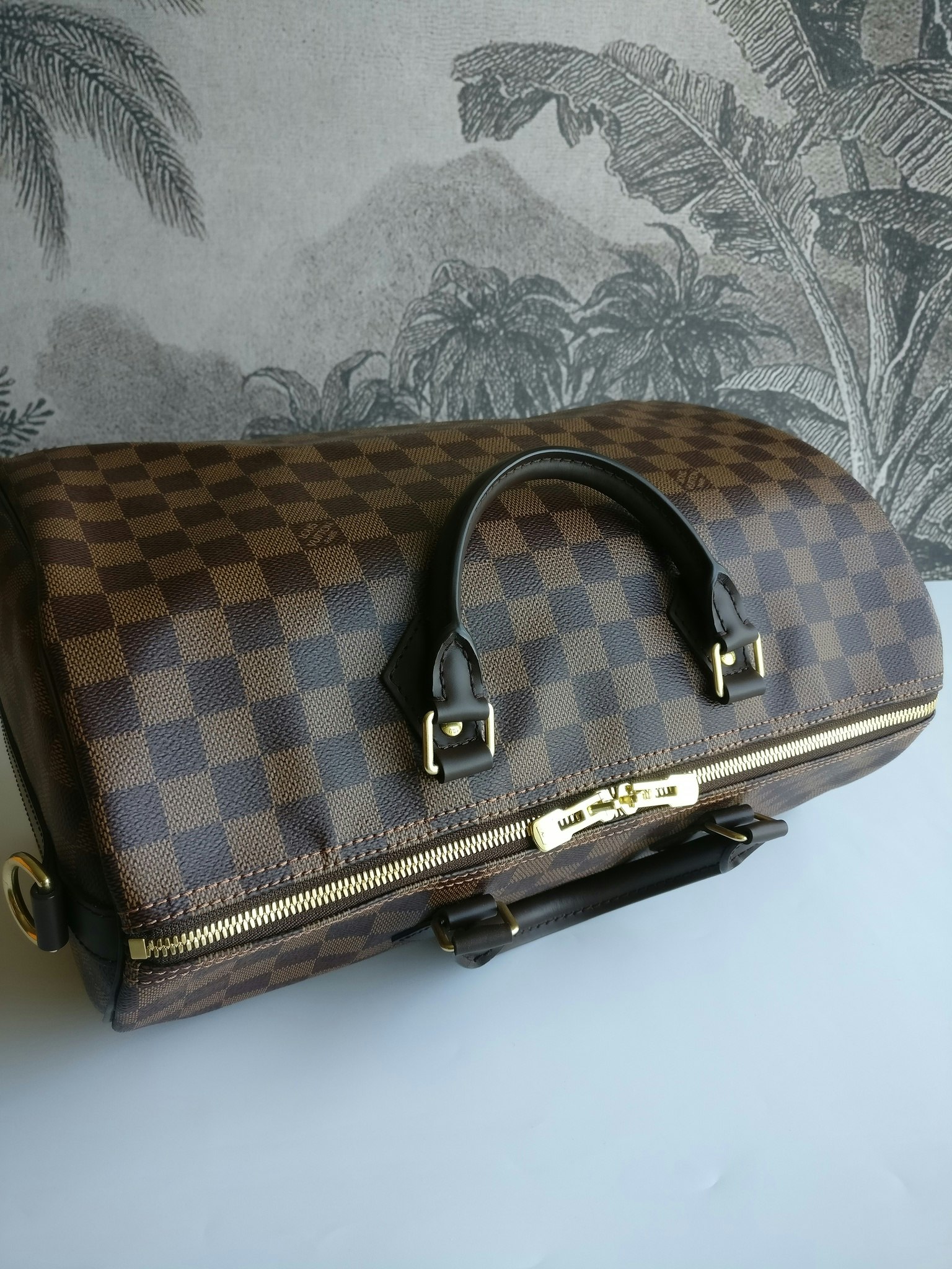 Louis Vuitton Speedy 35 Bandouliere damier ebene