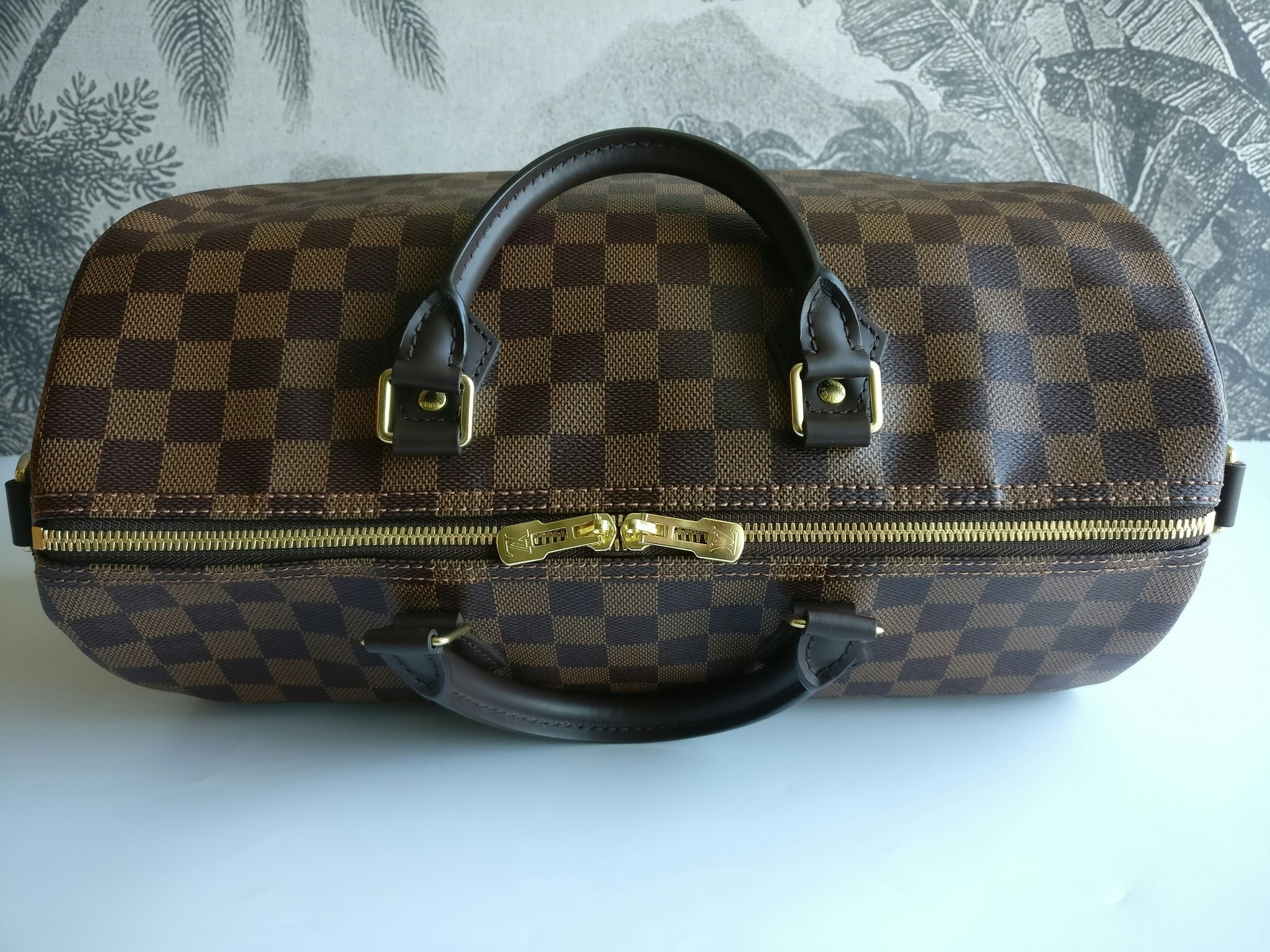 Louis Vuitton Speedy 35 Bandouliere damier ebene