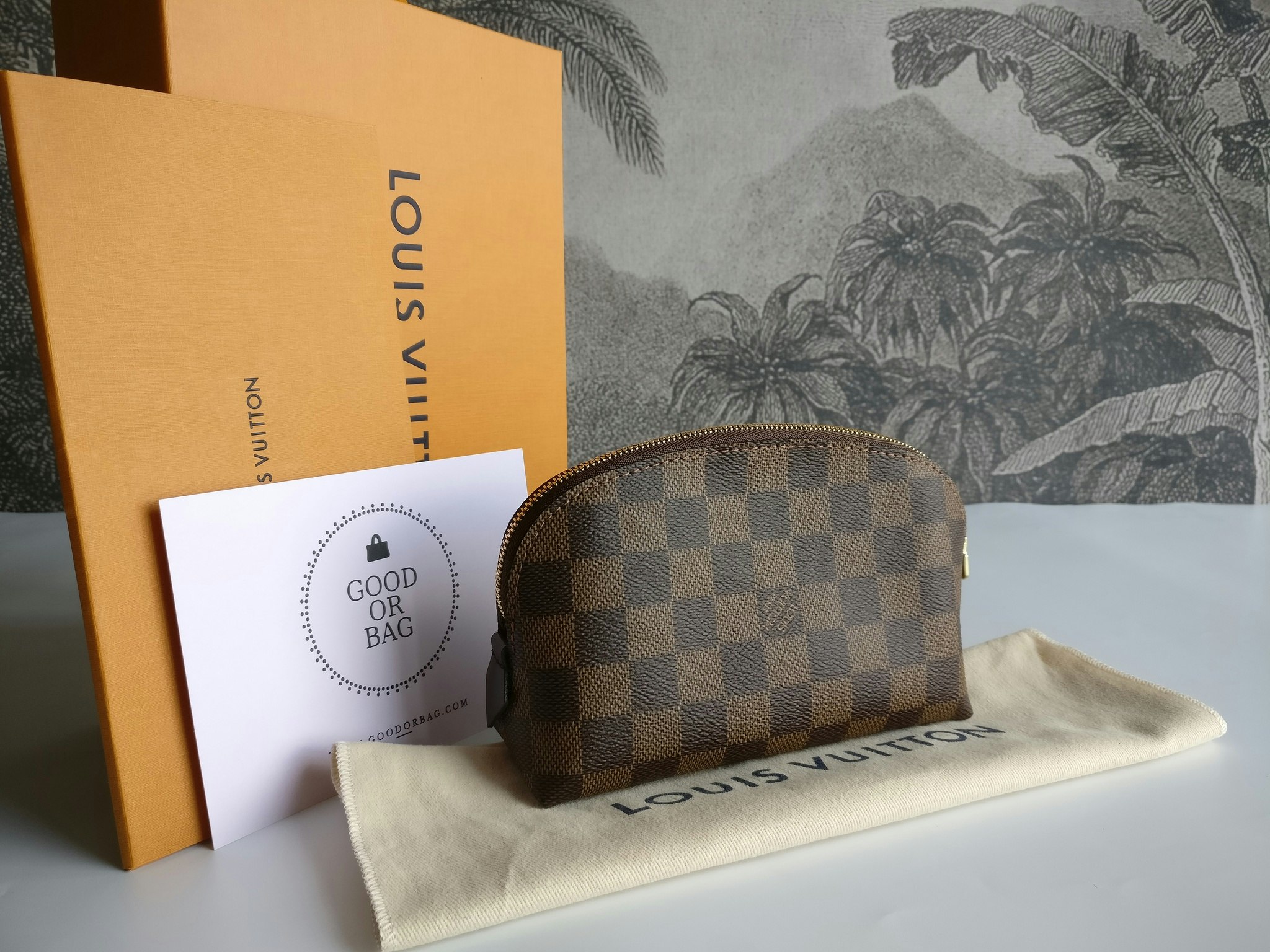 Louis Vuitton Cosmetic Pouch PM damier ebene