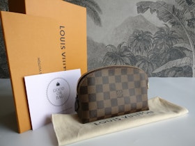 Louis Vuitton Cosmetic Pouch PM damier ebene