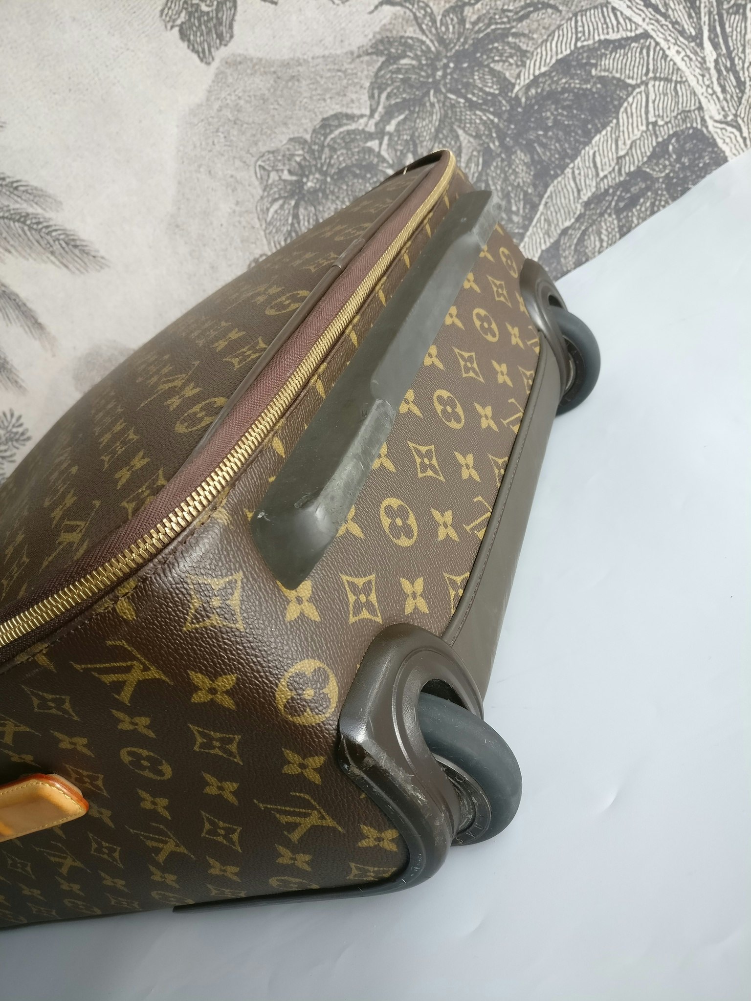 Louis Vuitton Pegase 55 with bag cover