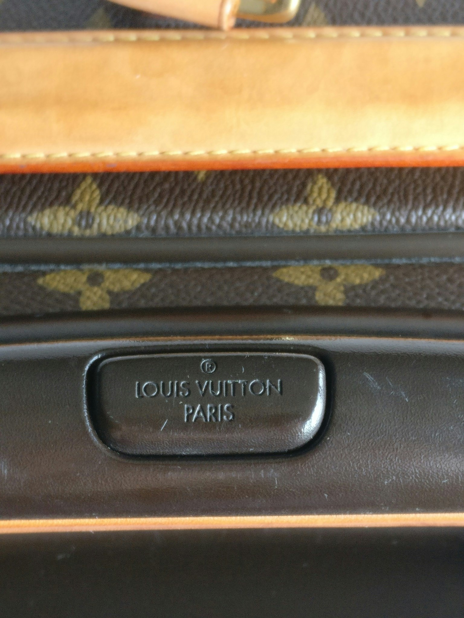 Louis Vuitton Pegase 55 with bag cover