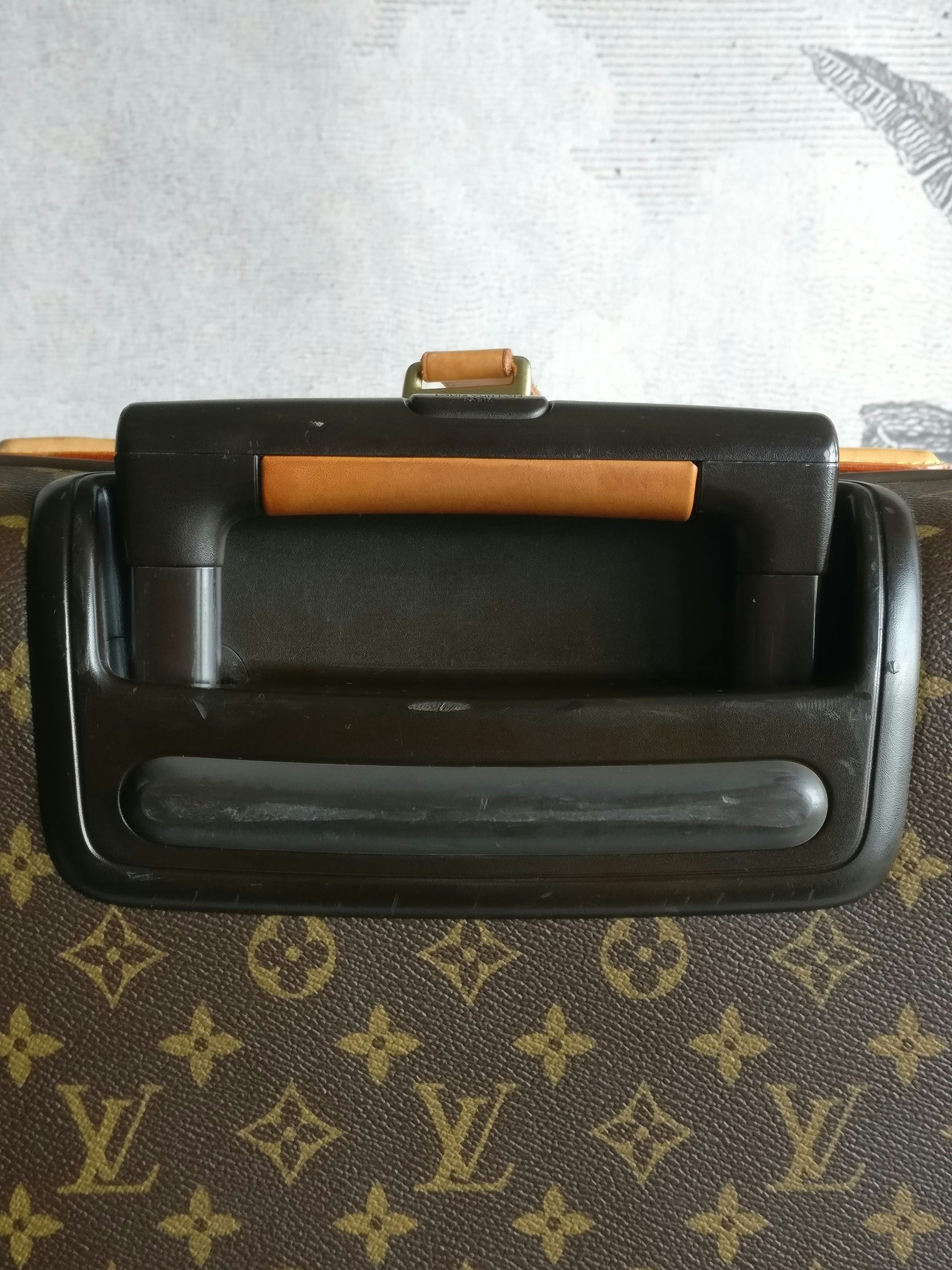 Louis Vuitton Pegase 55 with bag cover
