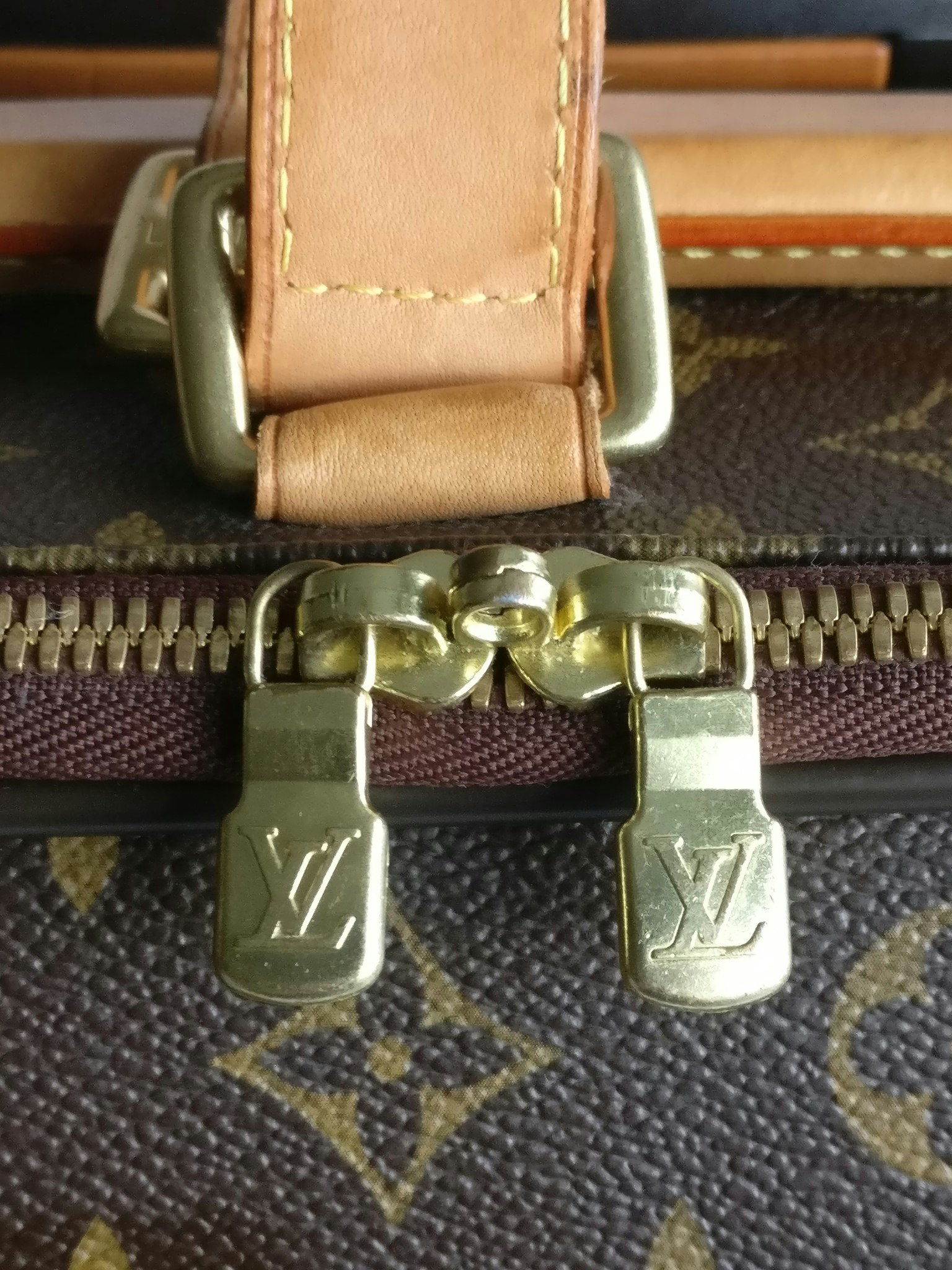 Louis Vuitton Pegase 55 with bag cover