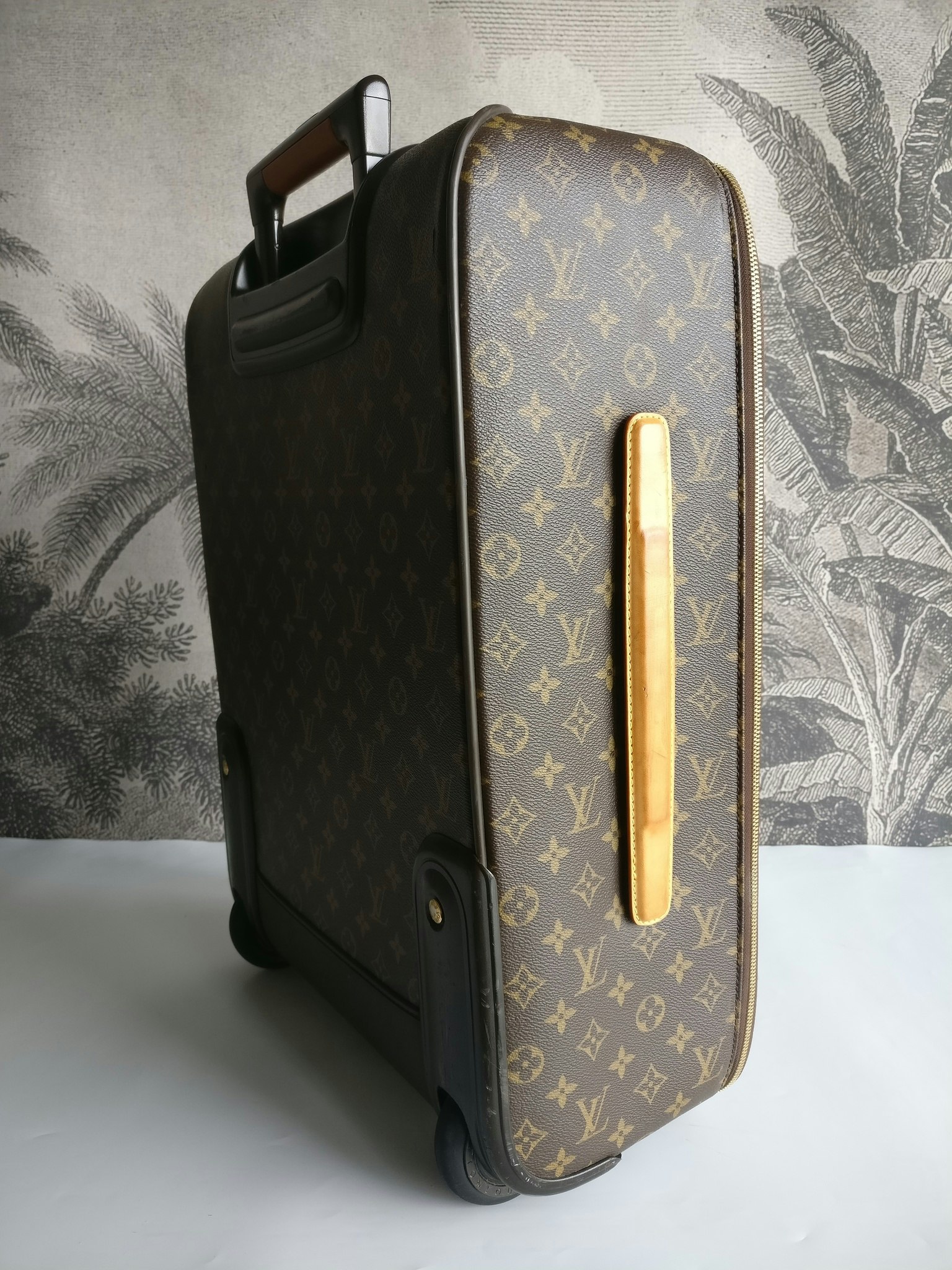 Louis Vuitton Pegase 55 with bag cover