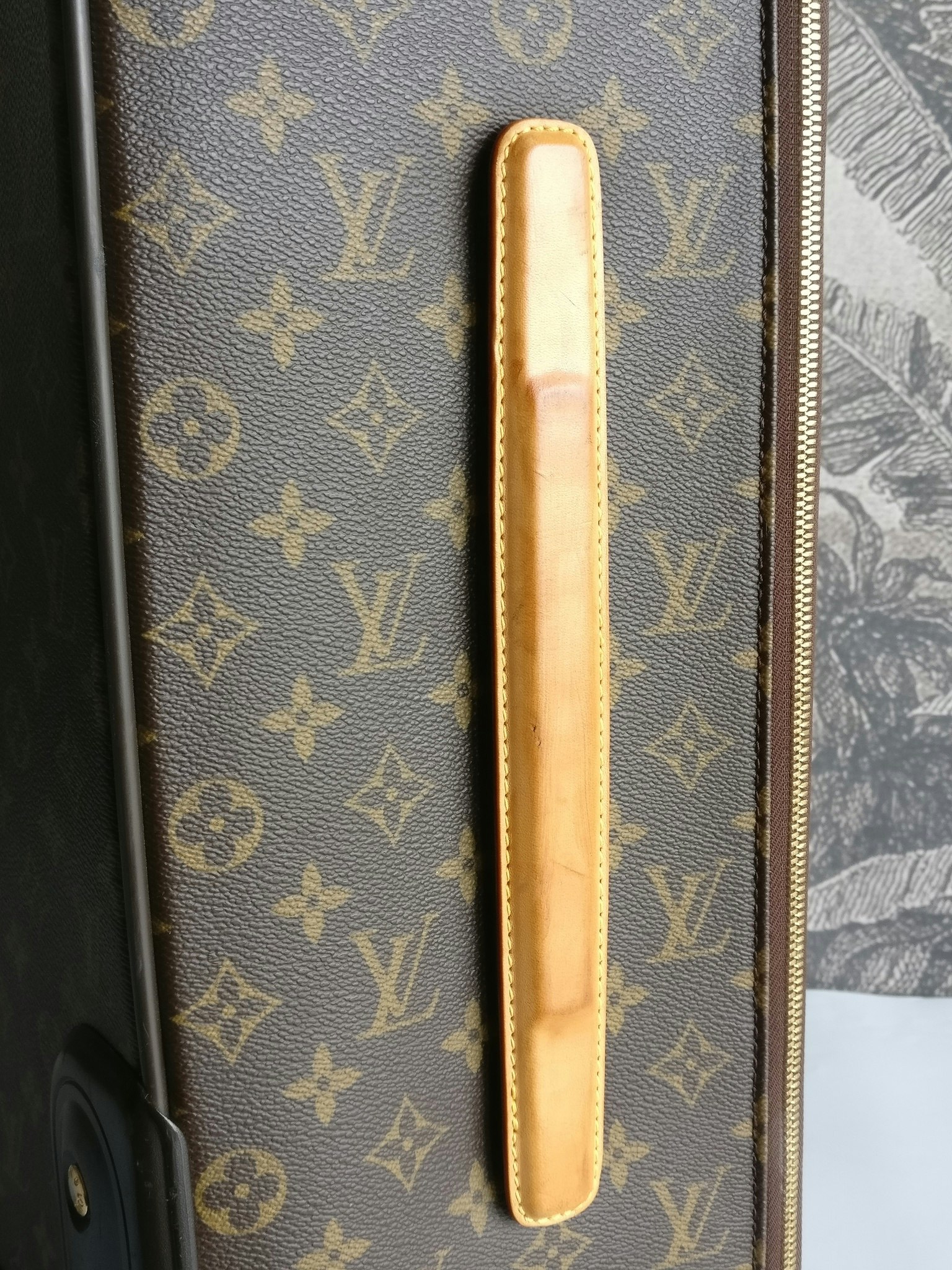 Louis Vuitton Pegase 55 with bag cover