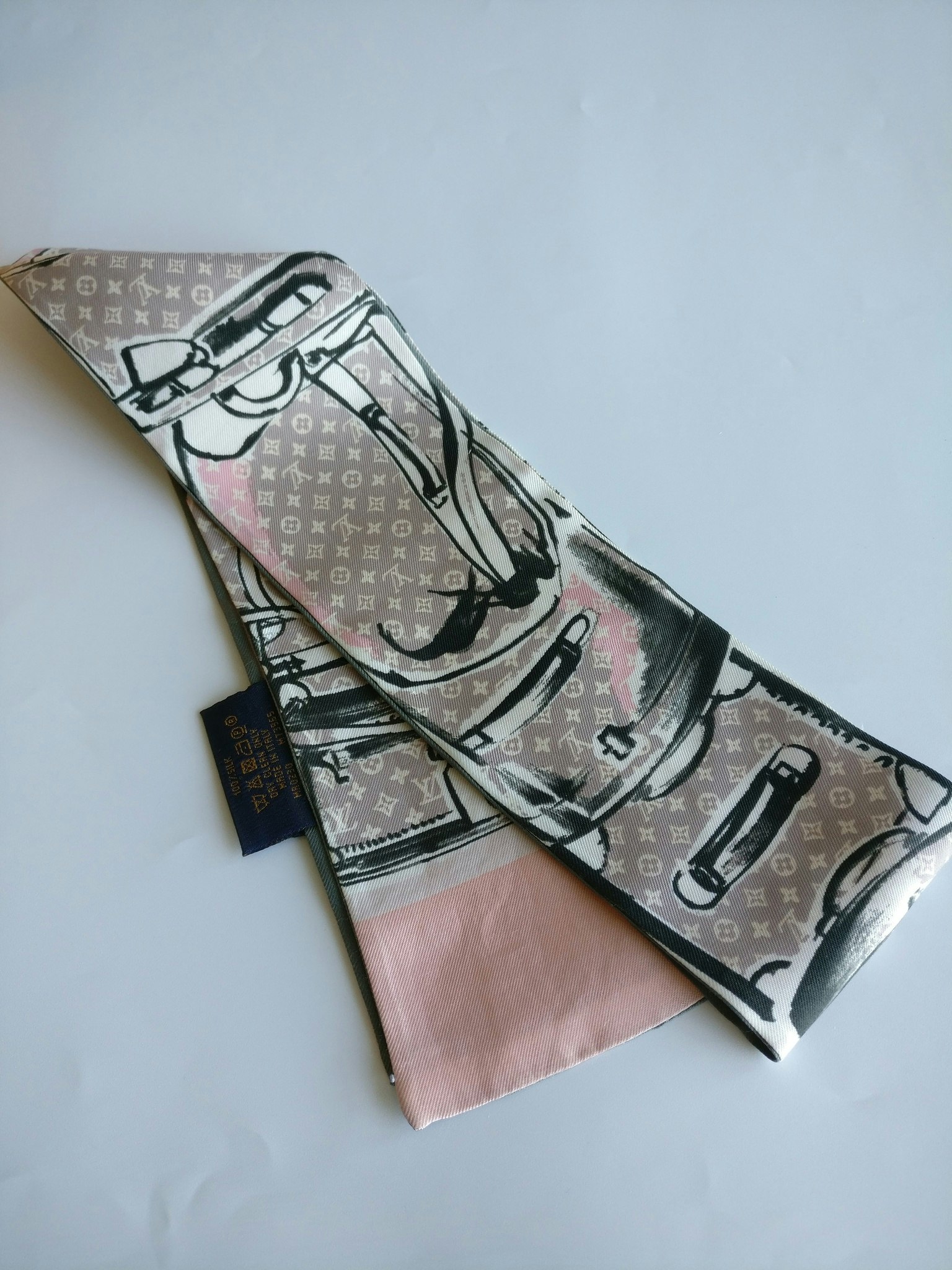 Louis Vuitton Silk Bandeau Trunks Rose Poudre