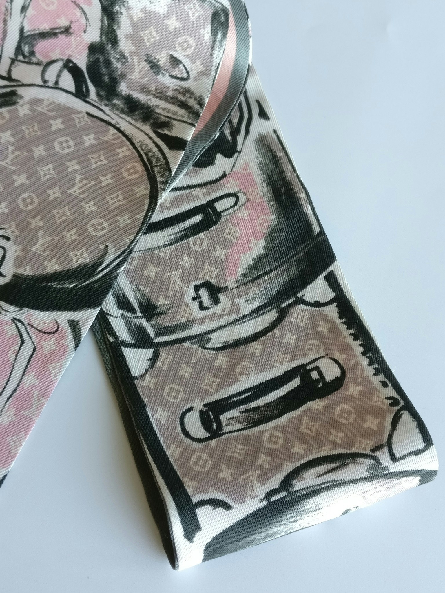 Louis Vuitton Silk Bandeau Trunks Rose Poudre