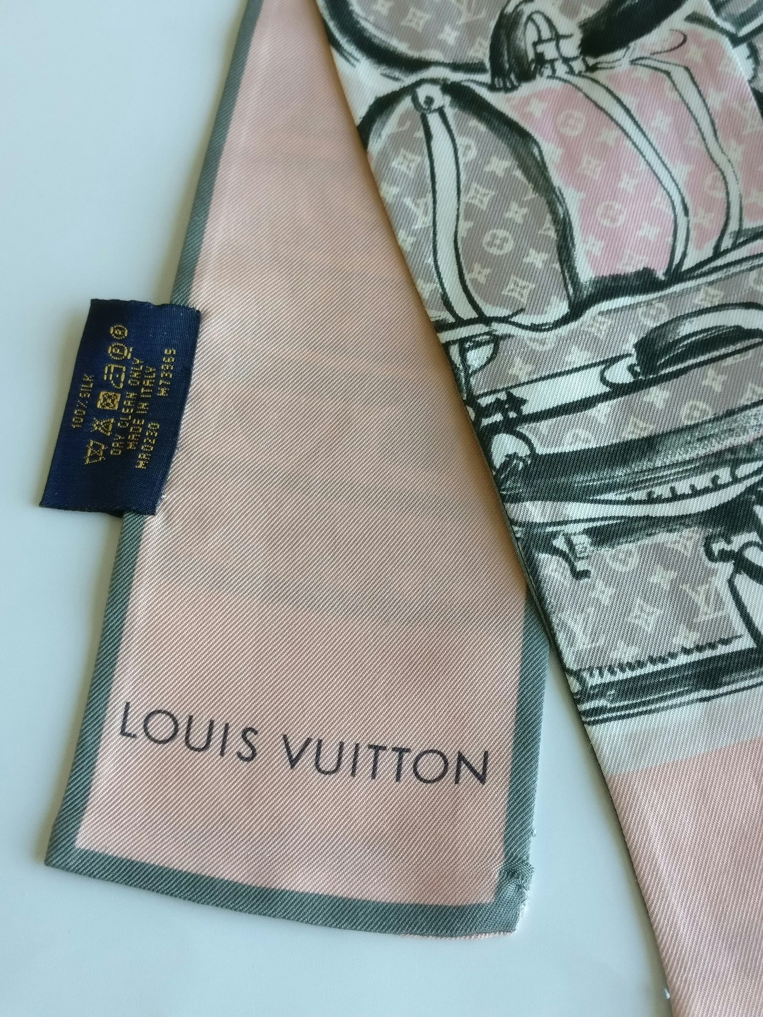 Louis Vuitton Silk Bandeau Trunks Rose Poudre