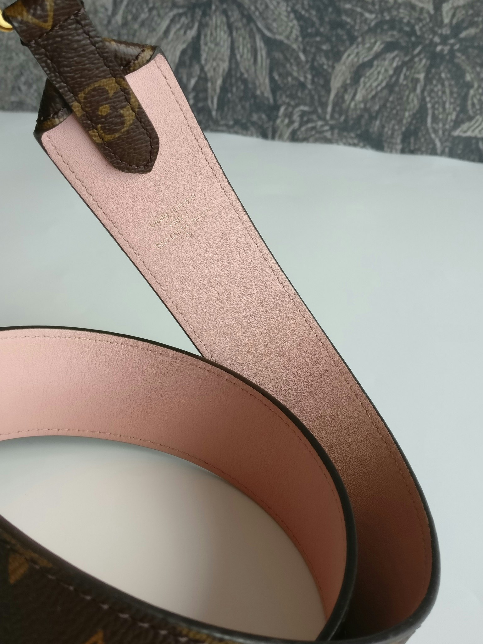 Louis Vuitton Shoulder Strap Monogram Rose Poudre