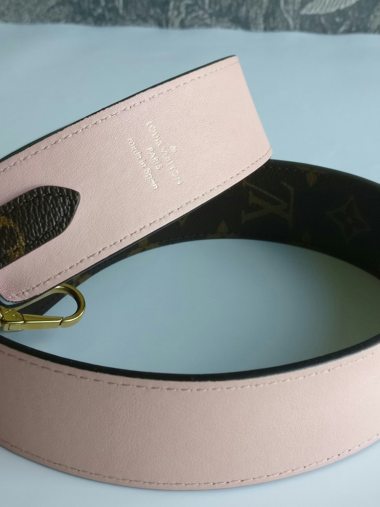 Louis Vuitton Shoulder Strap Monogram Rose Poudre