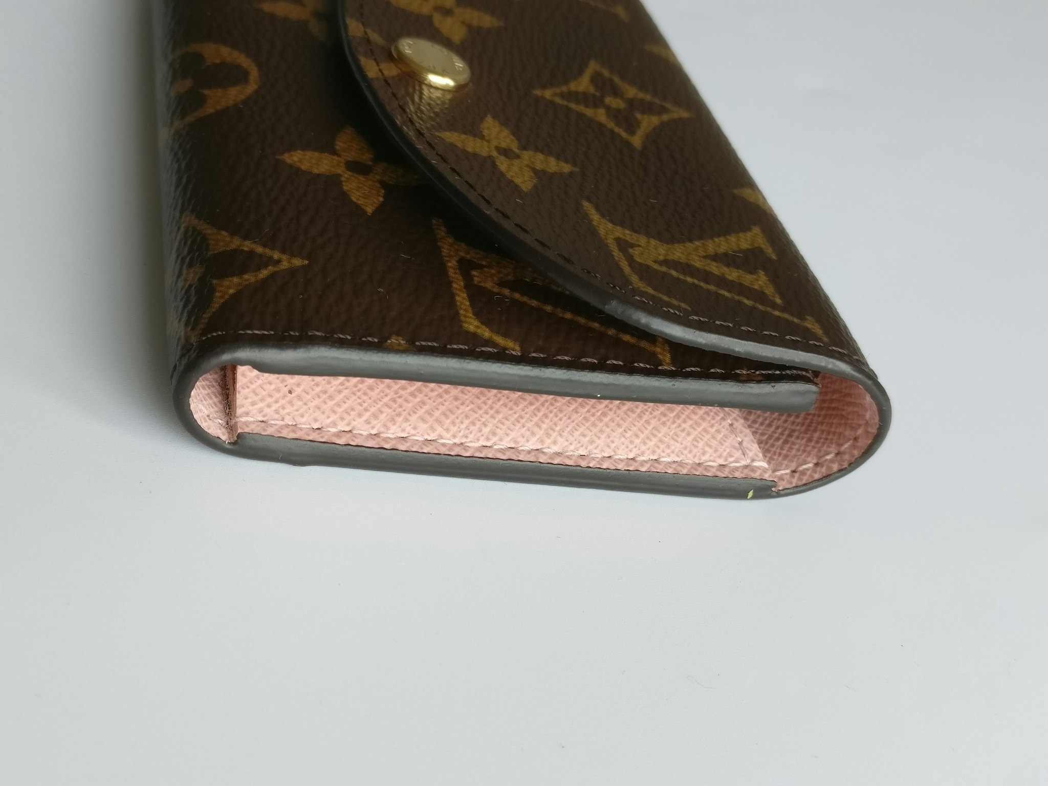 Rosalie Coin Purse monogram rose ballerine