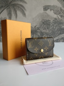 Rosalie Coin Purse monogram rose ballerine