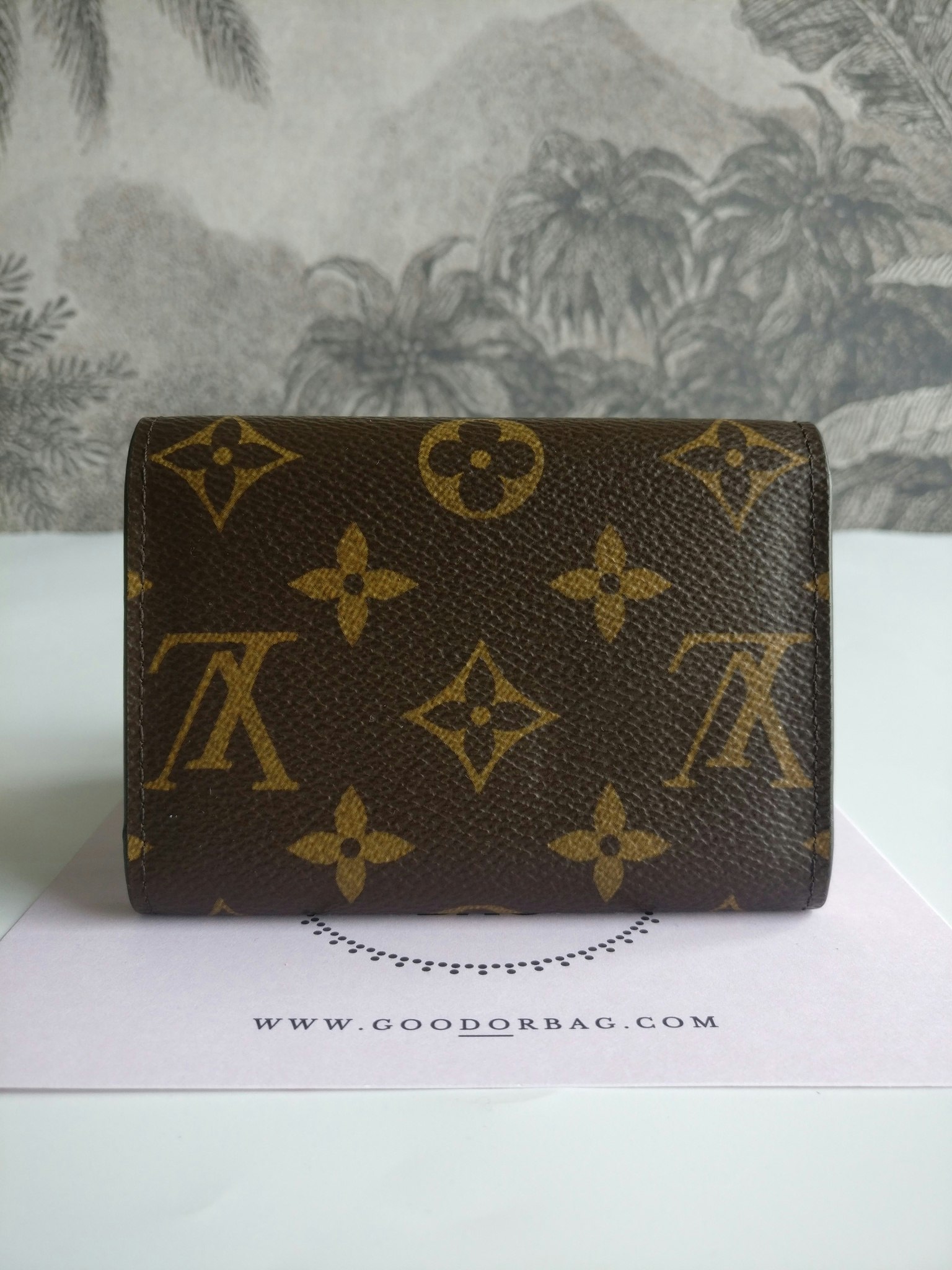 Rosalie Coin Purse monogram rose ballerine