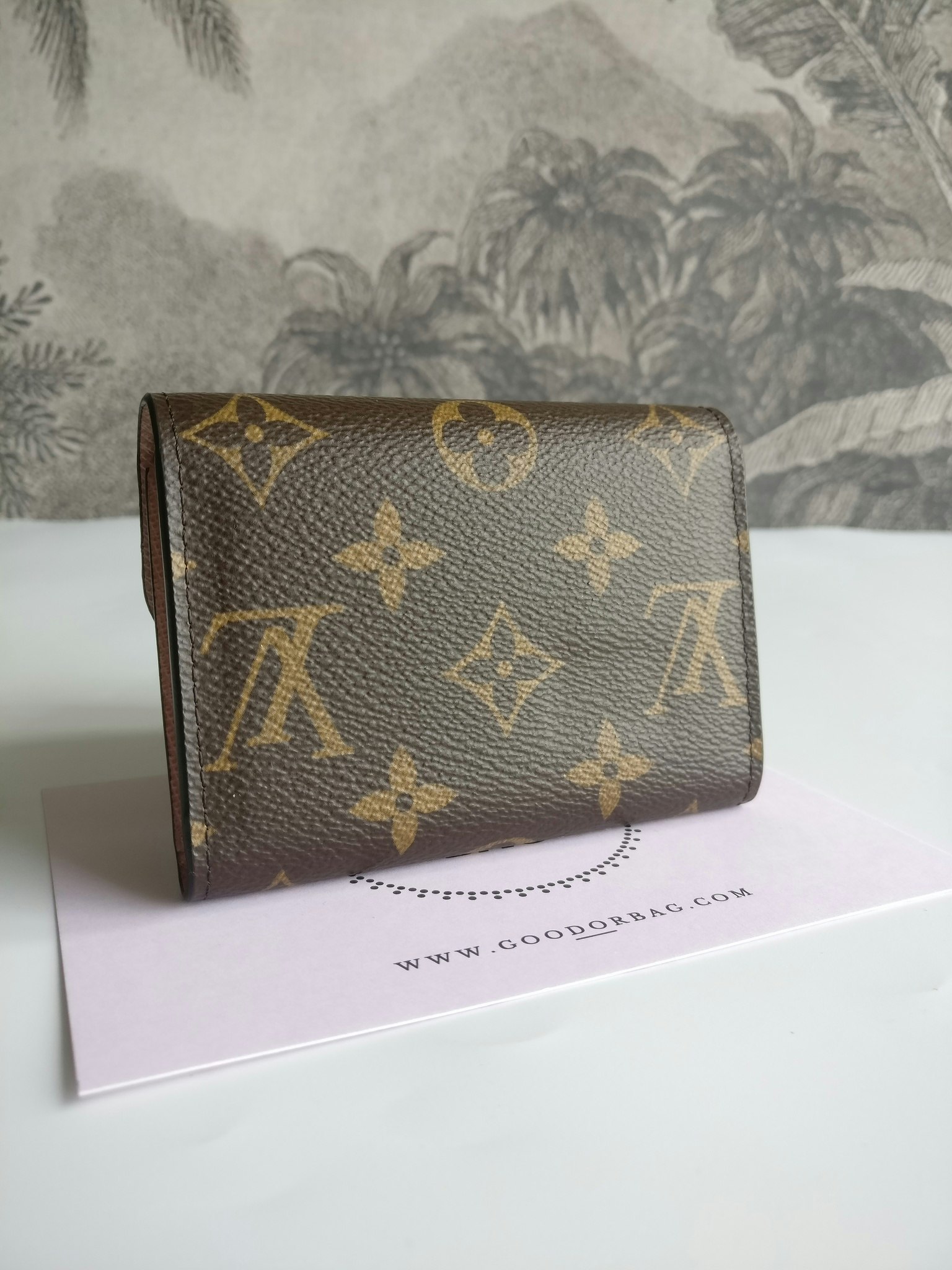 Rosalie Coin Purse monogram rose ballerine