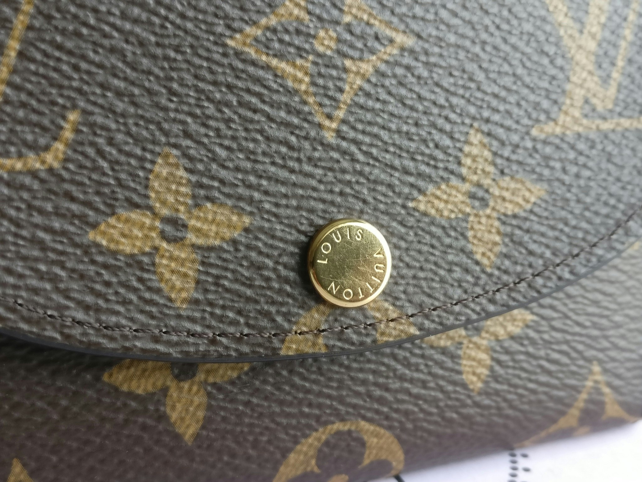 Rosalie Coin Purse monogram rose ballerine