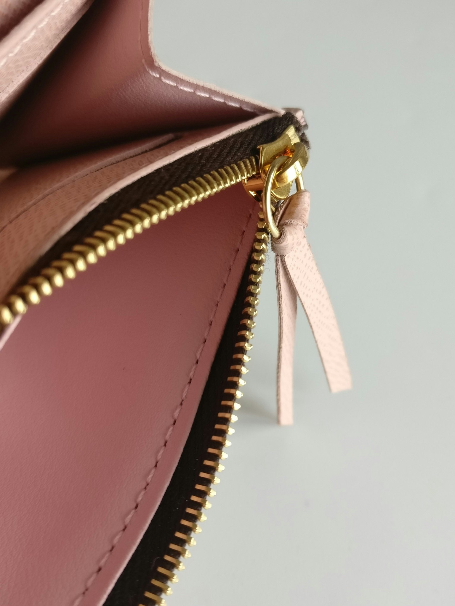 Rosalie Coin Purse monogram rose ballerine