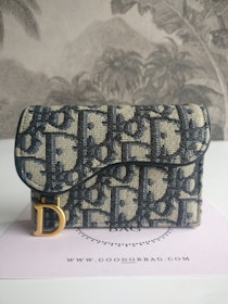 Dior Saddle Oblique Card Holder wallet